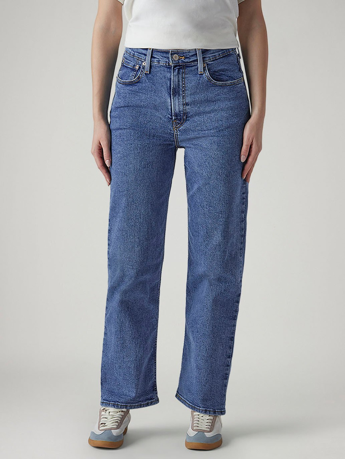 Image of LEVI'S Women Boot-Leg High Rise Blue Jeans