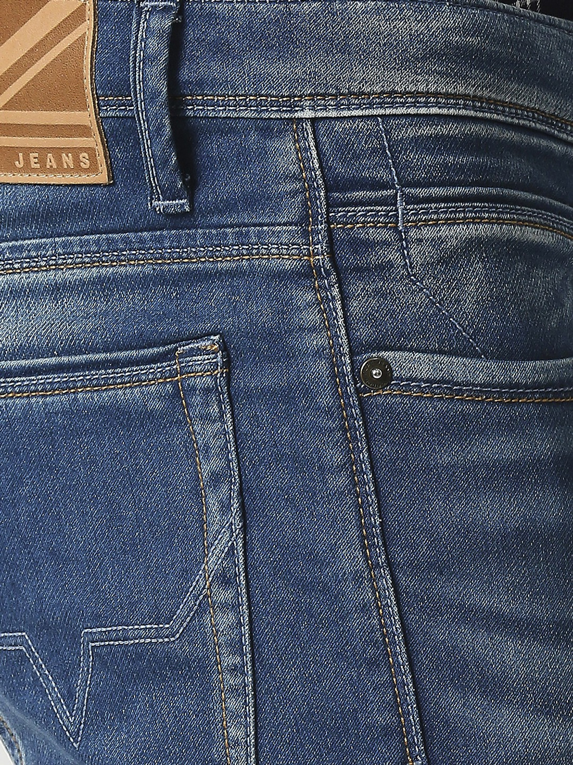 Image of Pepe Jeans Men Skinny Mid Rise Blue Jeans