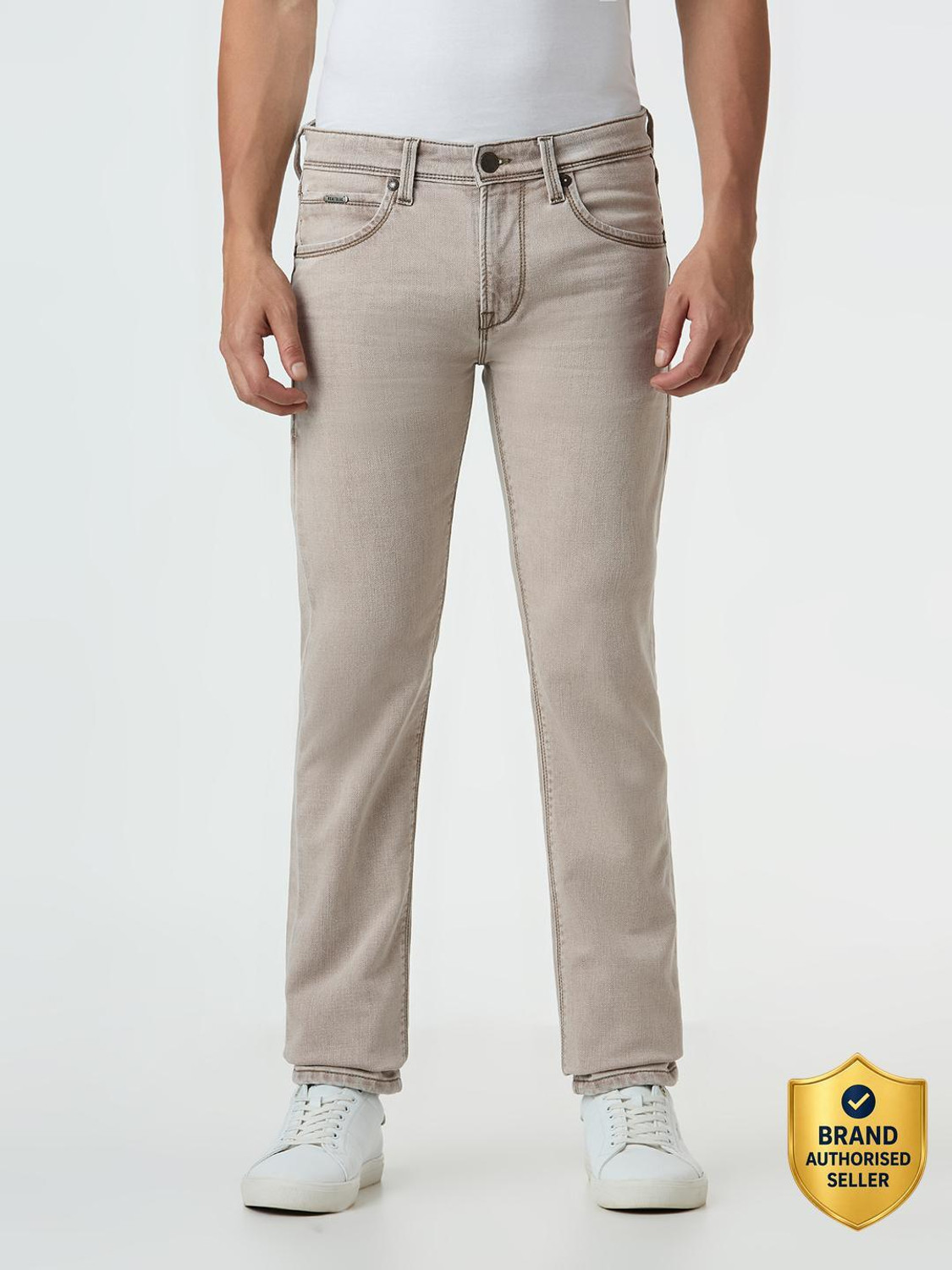 Image of Pepe Jeans Men Skinny Mid Rise Blue Jeans