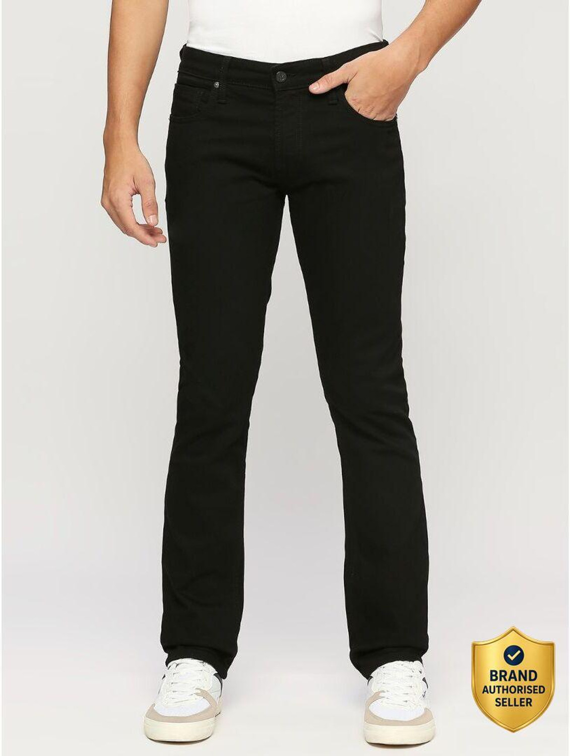 Image of Pepe Jeans Men Skinny Mid Rise Blue Jeans