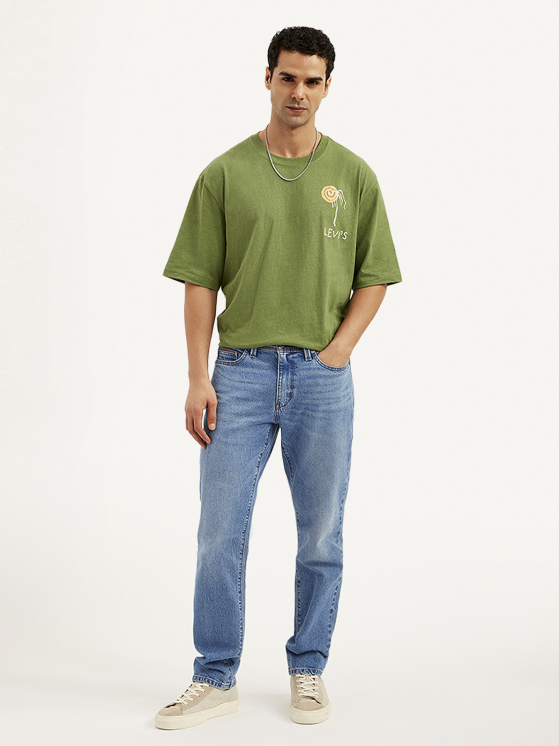 Image of LEVI'S Men Regular Mid Rise Blue Jeans