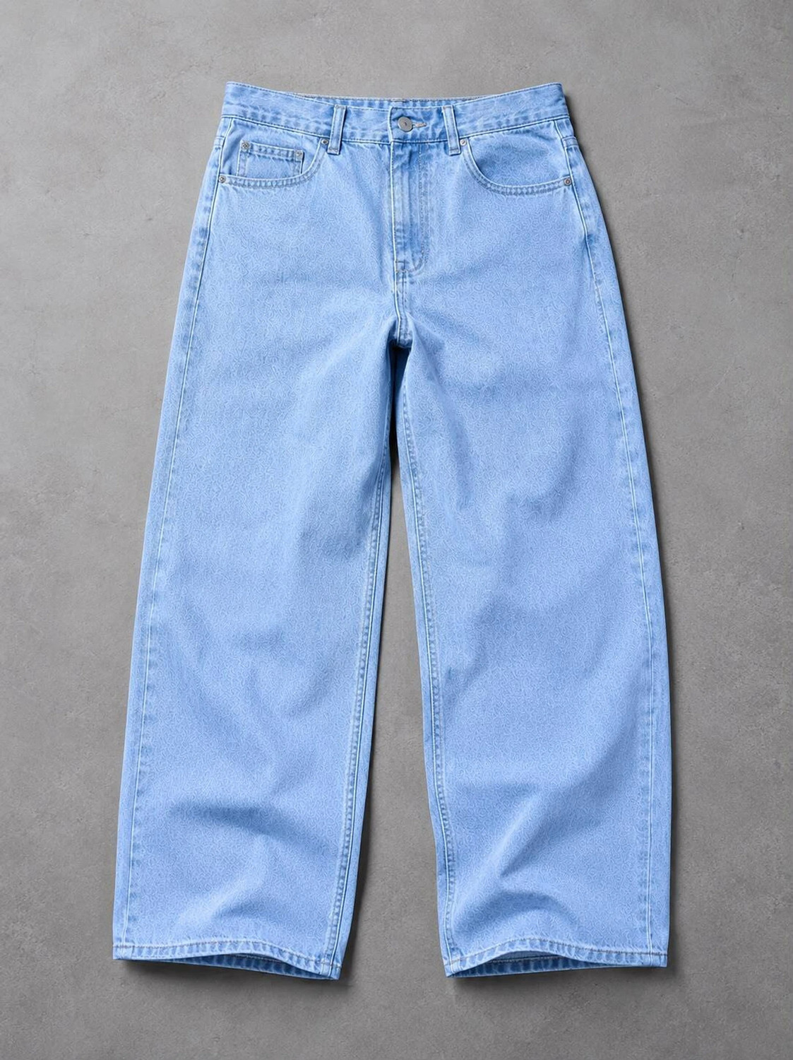 SDFLY Men Straight Fit Mid Rise Light Blue Jeans - Image 1