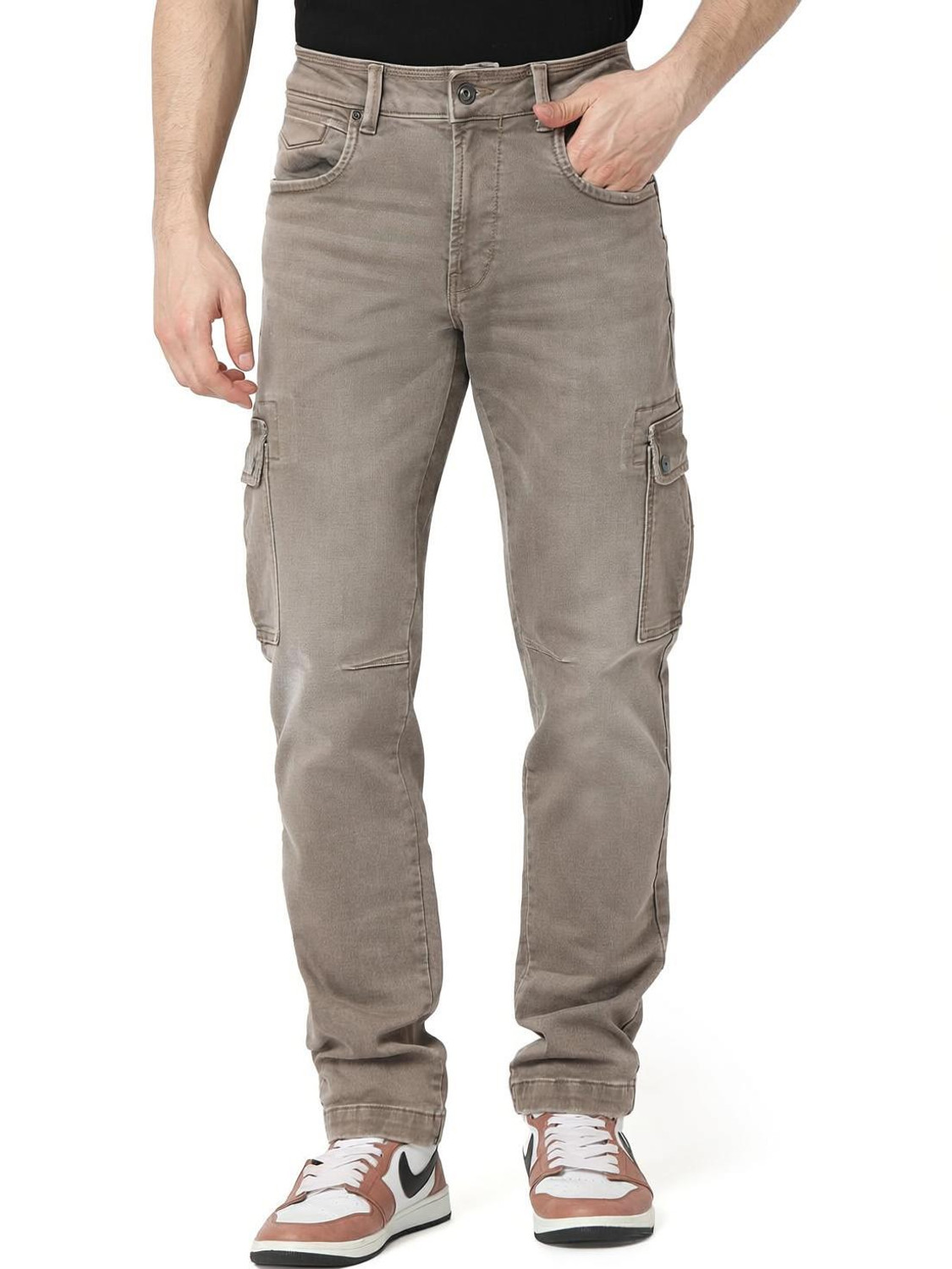 Image of Spykar Men Regular Mid Rise Multicolor Jeans