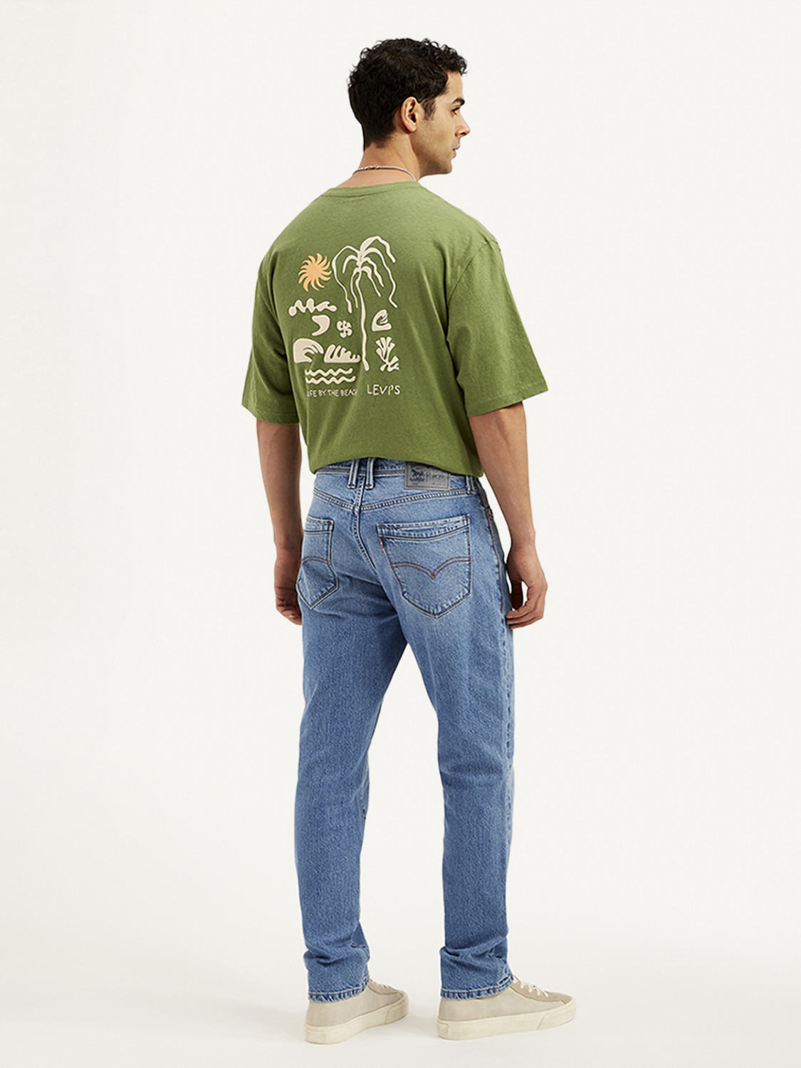 Image of LEVI'S Men Regular Mid Rise Blue Jeans