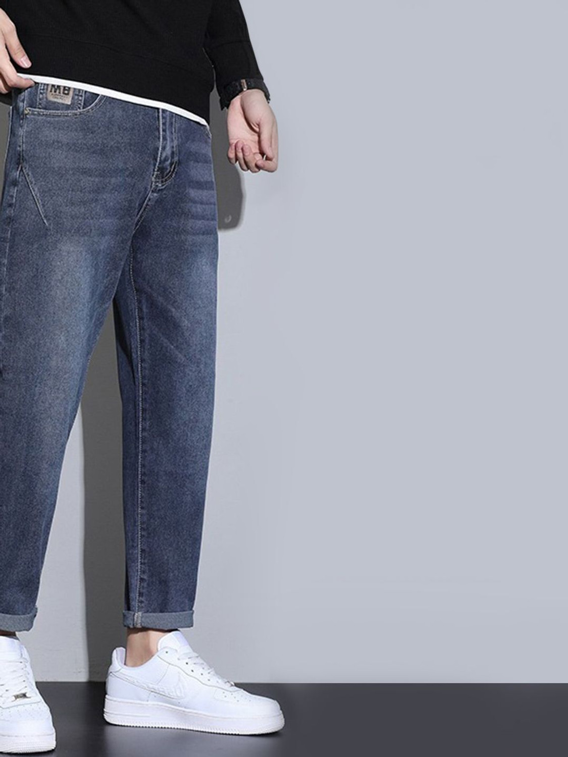 Mast & Harbour Men Blue Jeans - Image 1