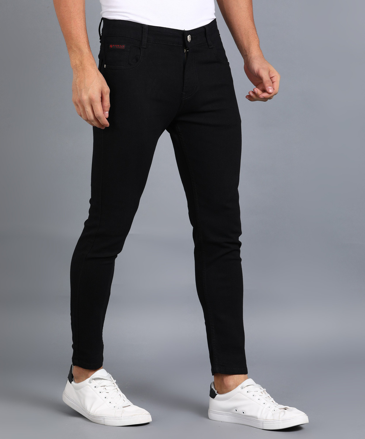 Image of MAVI Fashion Men Slim Mid Rise Black Jeans