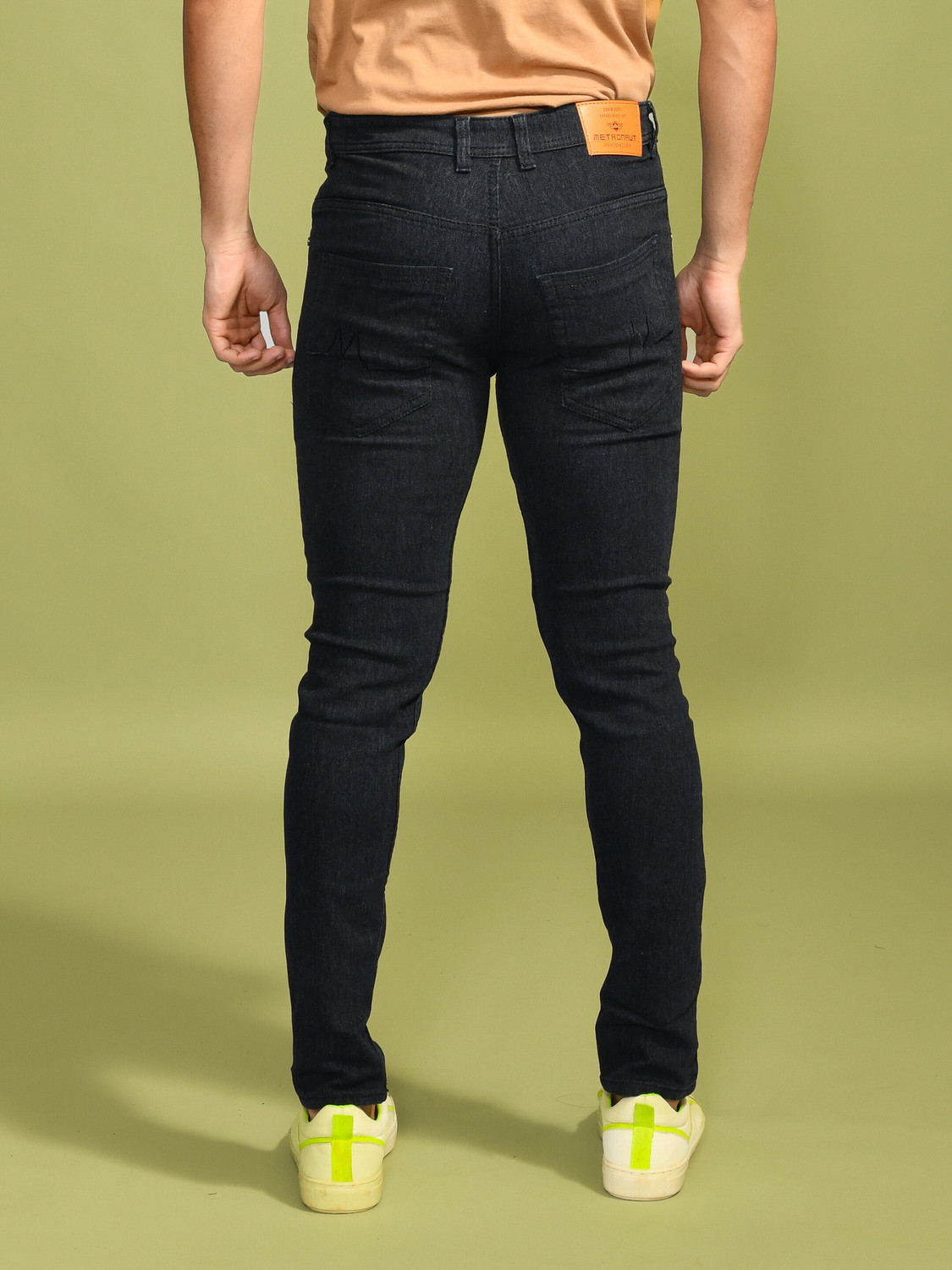 Image of EventJins Men Regular Mid Rise Black Jeans