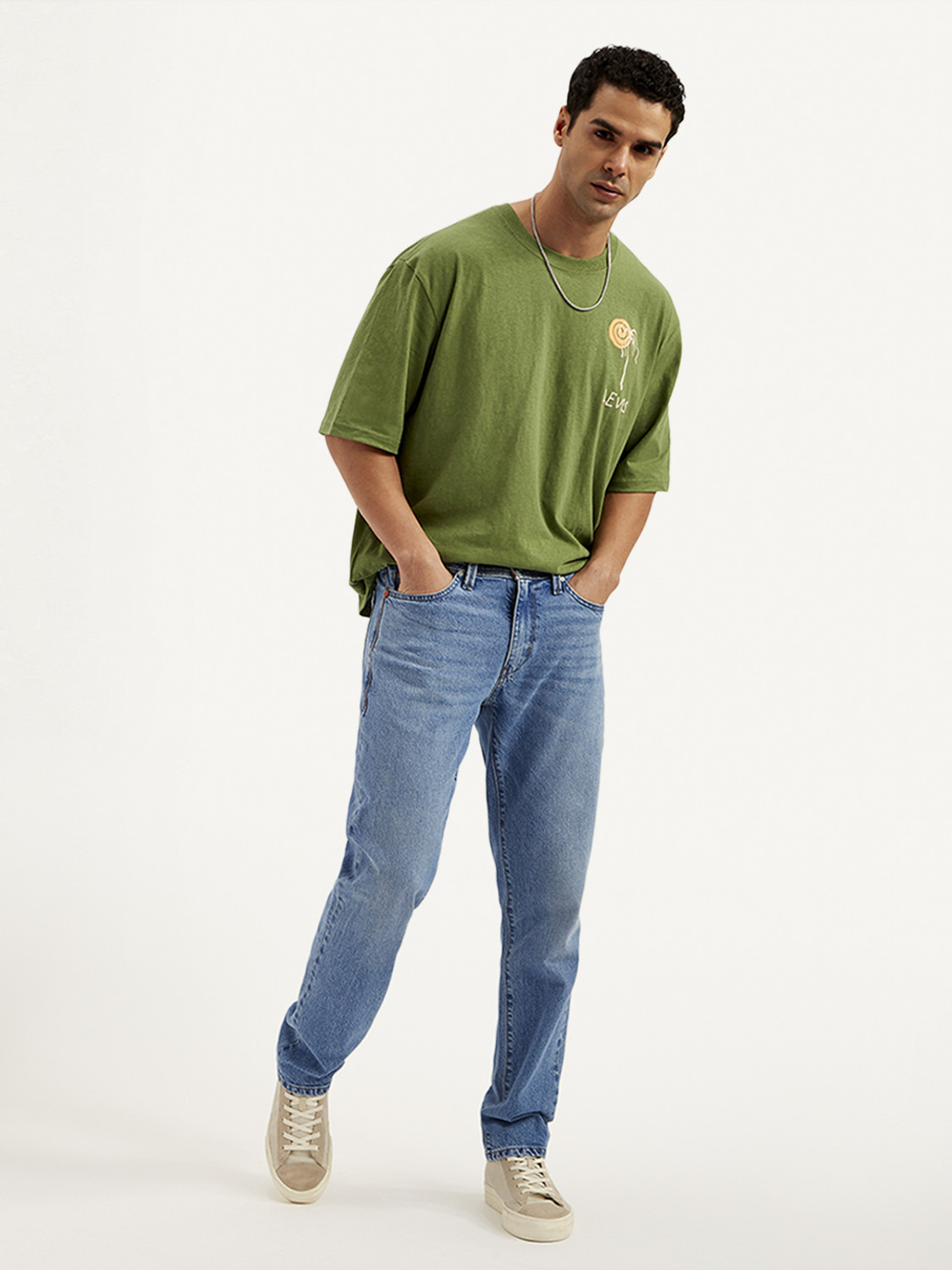 Image of LEVI'S Men Regular Mid Rise Blue Jeans
