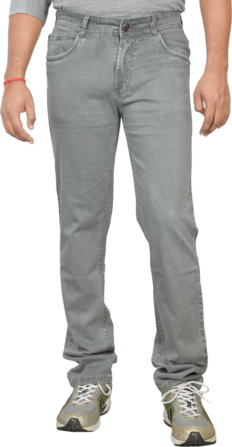 Image of PLOUNGE Men Regular High Rise Black Jeans