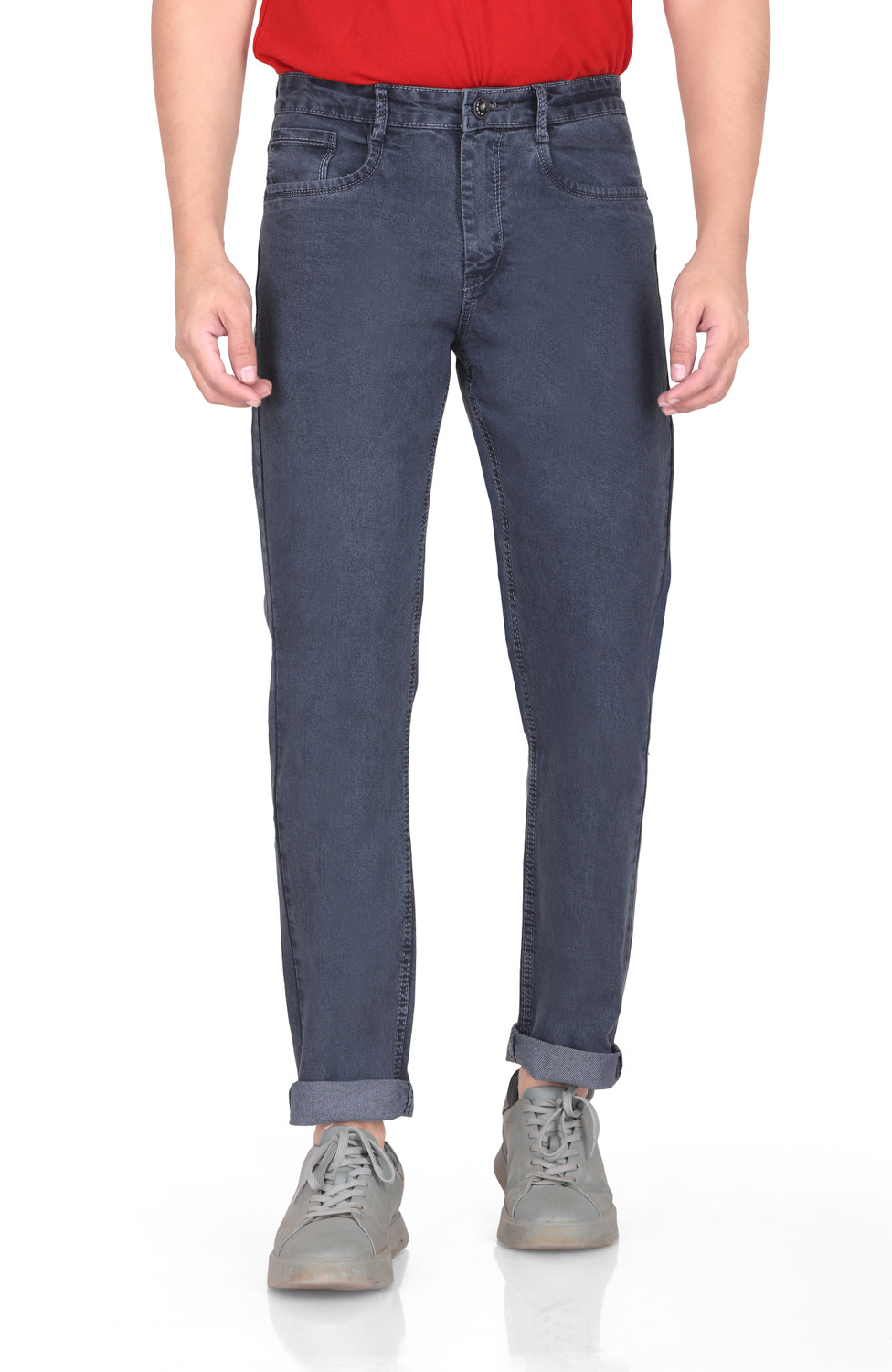 Image of REGY Men Slim Mid Rise Green Jeans