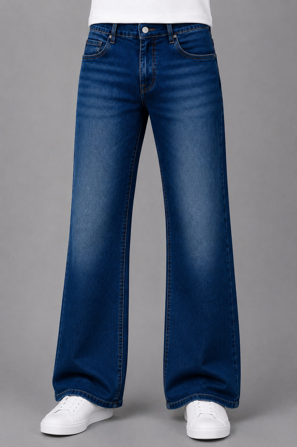 NUMERO UNO Boot-Leg Men Blue Jeans - Image 1