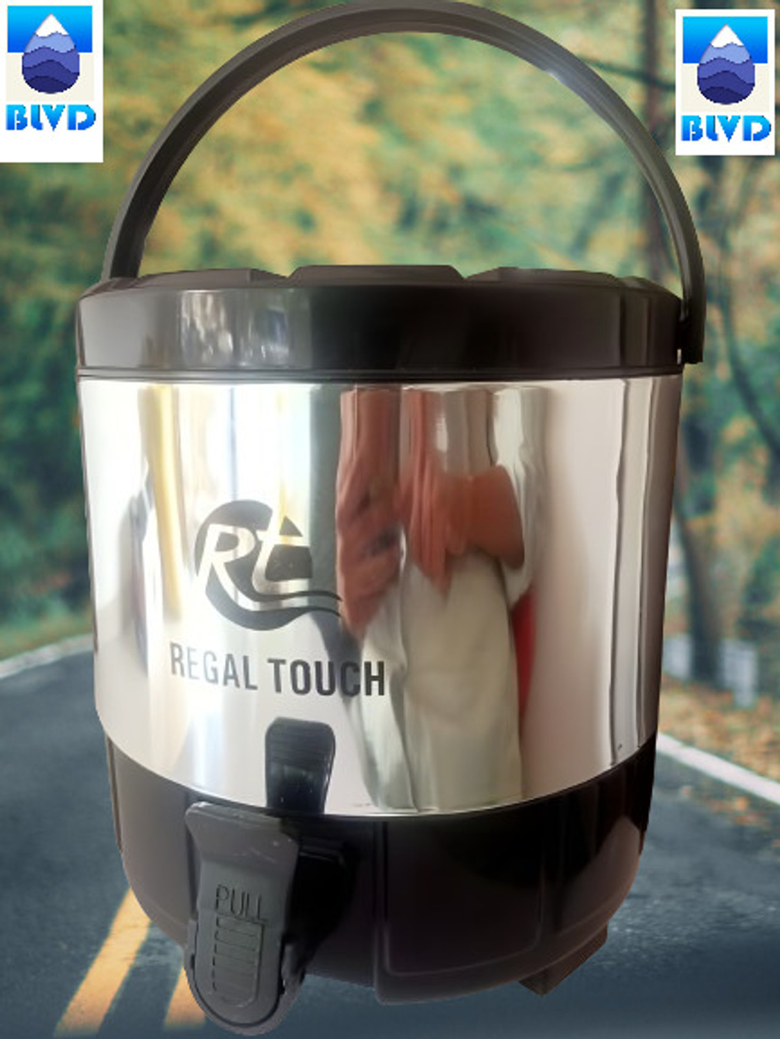 Image of shri balaji bartan 8 L Stainless Steel Table Top Manual Water Dispenser