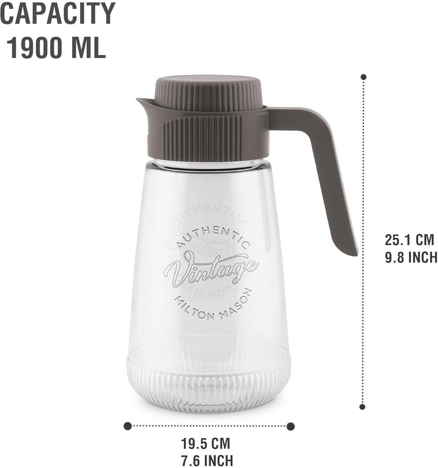 Image of MILTON 2 L Plastic Water Jug