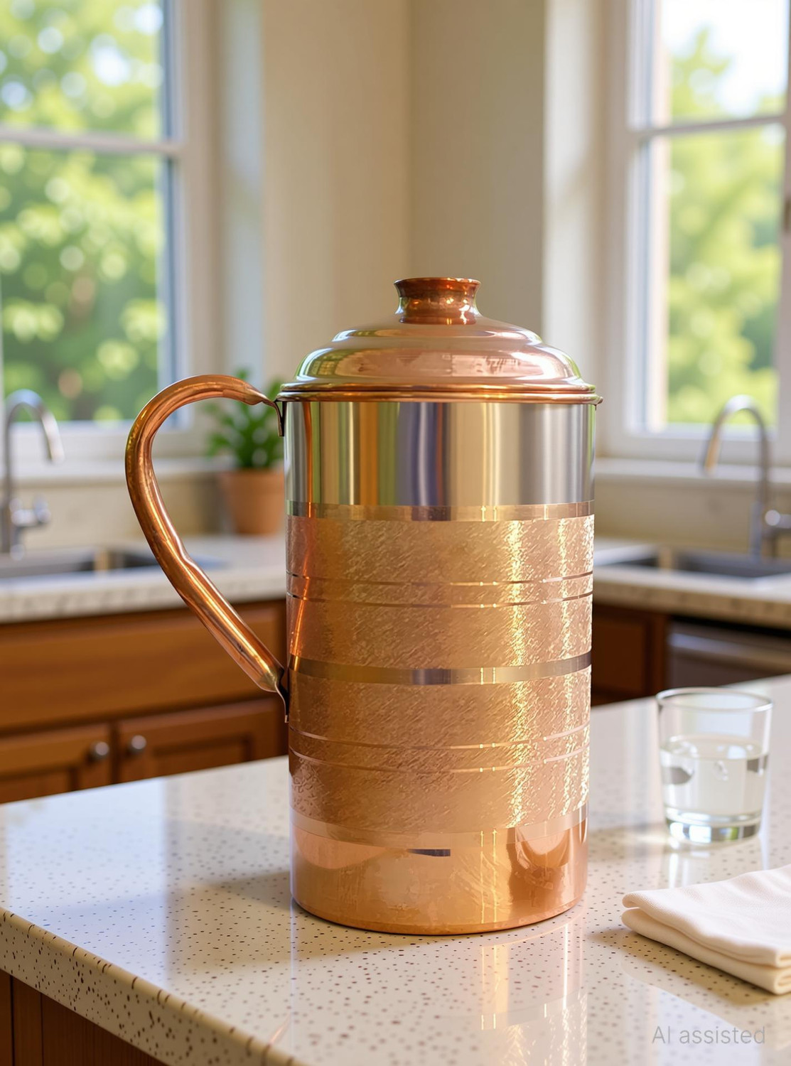 Image of VADIK 2 L Copper, Aluminium Tea Jug