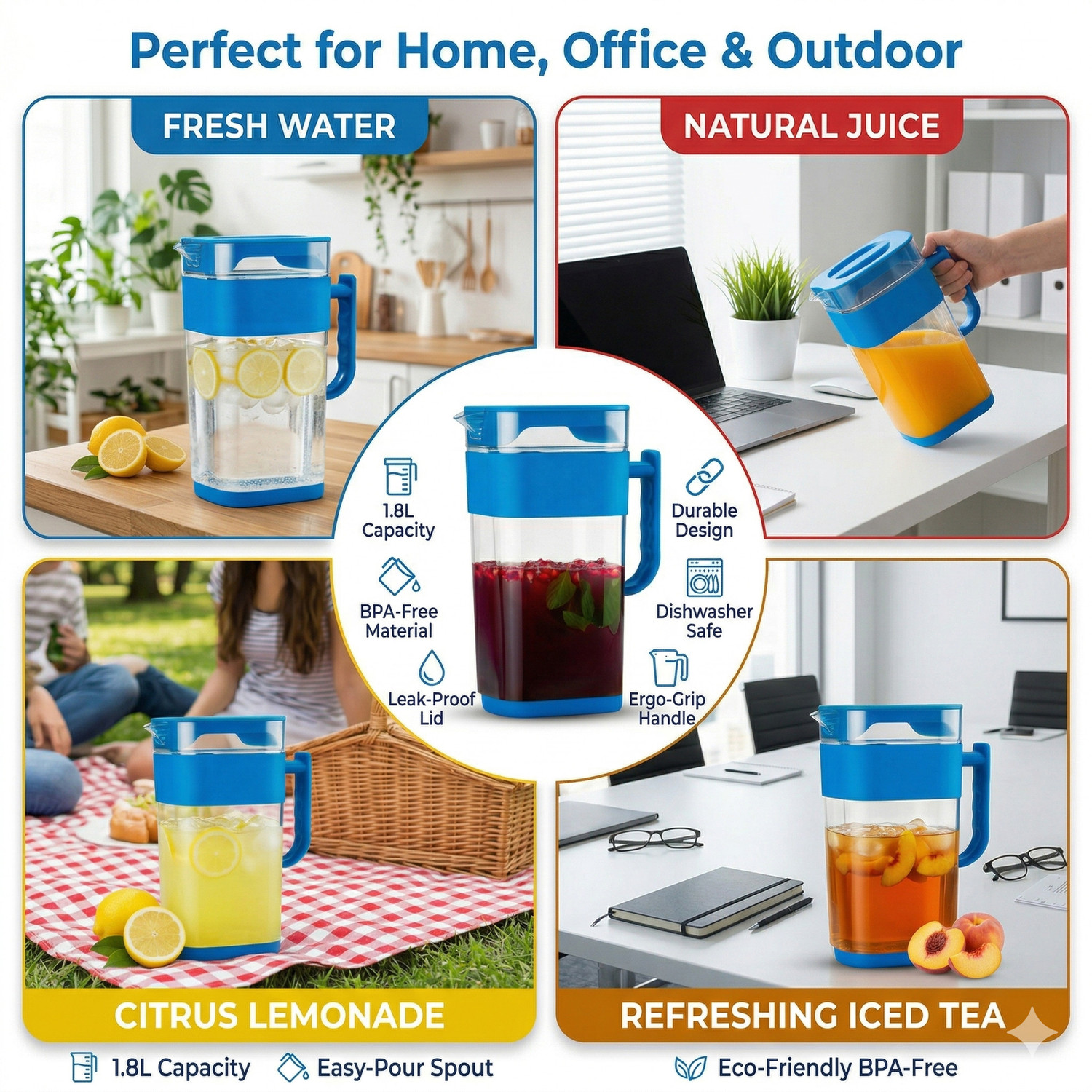 Image of shilpa steel works 2100 L Plastic Water Jug