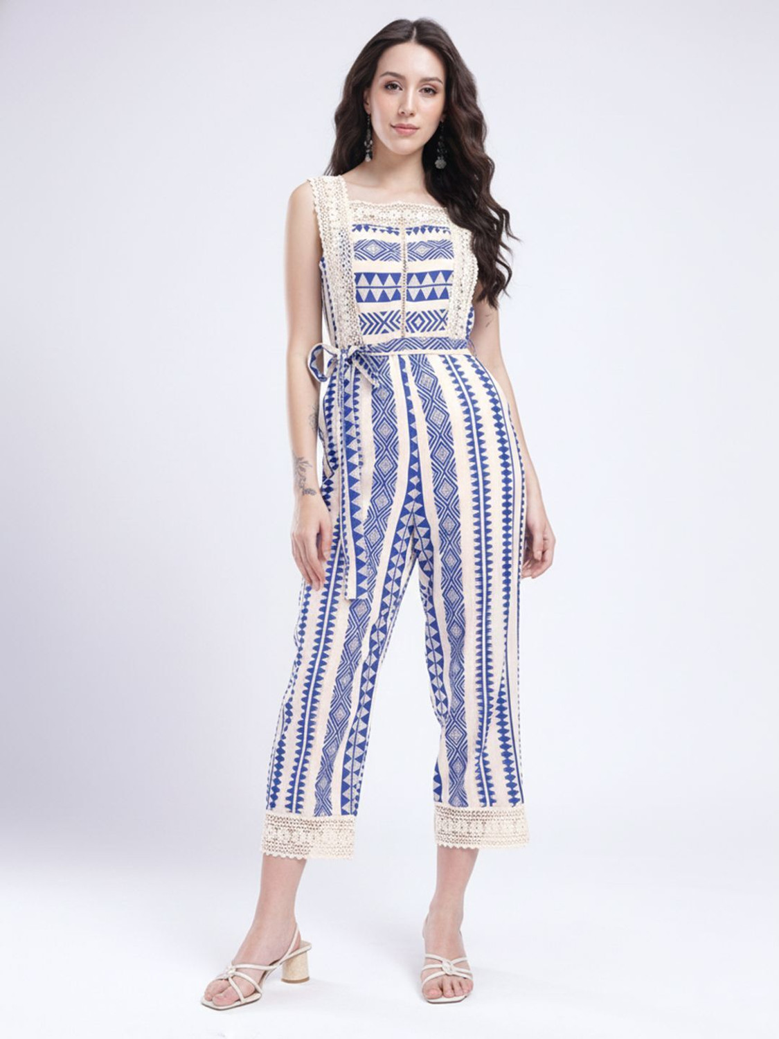 Image of savro Printed Women Jumpsuit