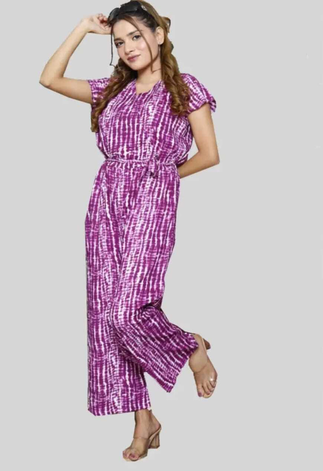 Image of savro Printed Women Jumpsuit