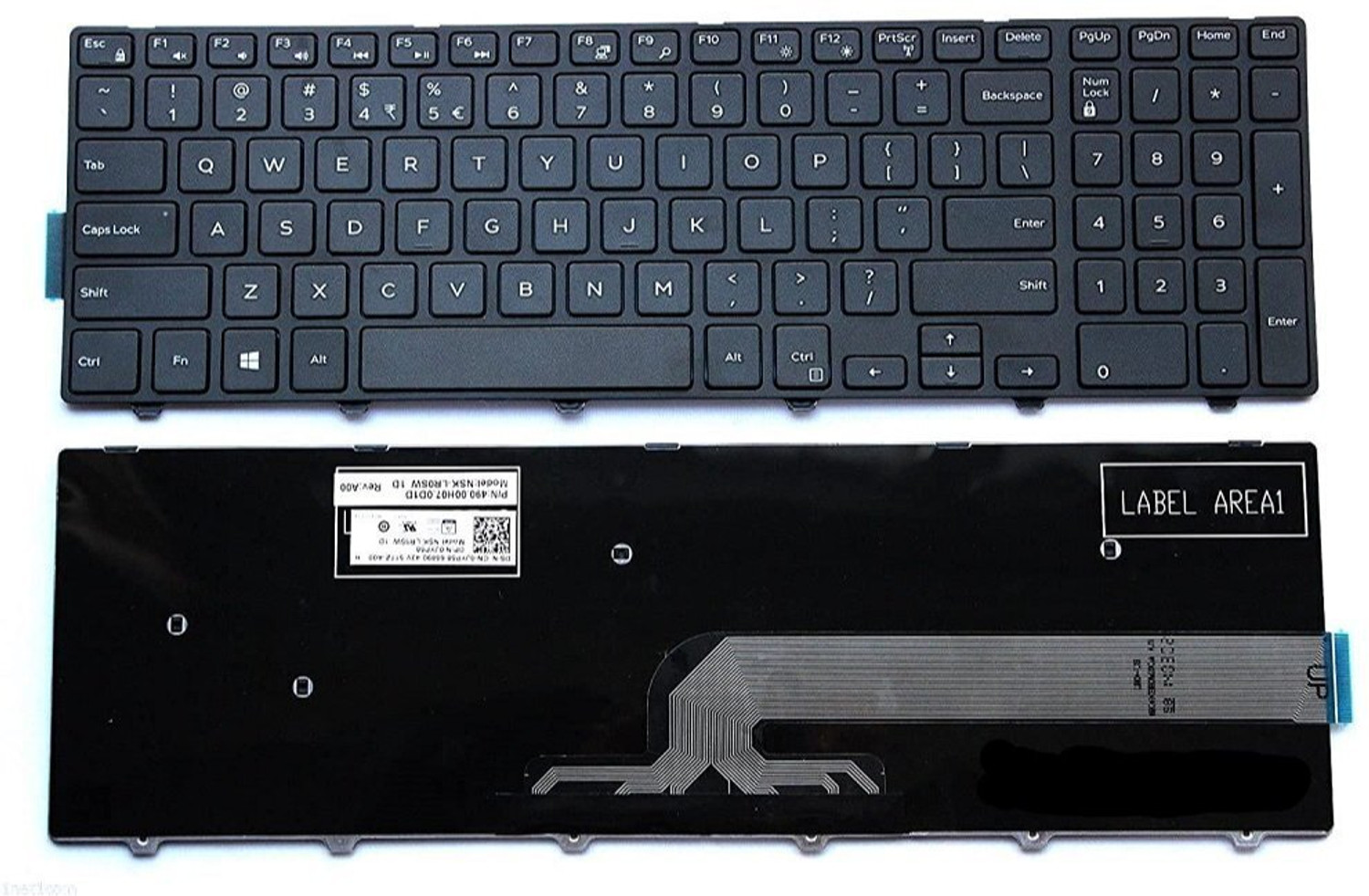 Image of DELL Inspiron 3542 3541 3543 3000 Series Laptop Keyboard Laptop Keyboard Replacement Key