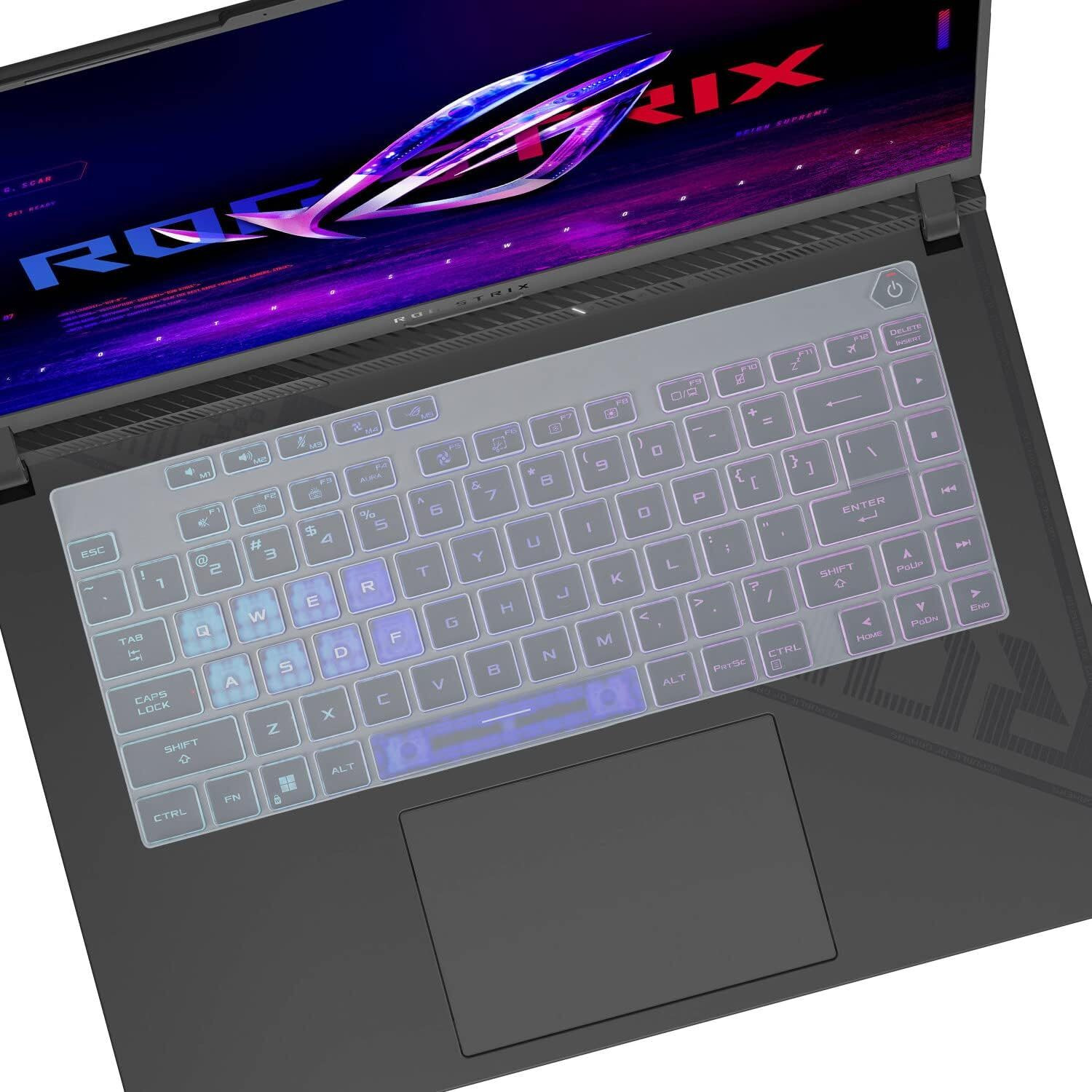 Image of RAYA Keyboard Protector Silicone Skin Cover for Dell Inspiron 3501 & Dell Inspiron 15 5000 / 5584 / 5590 / 5593 / 5598 / 5508 / 5501, 15.6 inch & 17.3 inch Dell Inspiron 15 7000 / 7590 / 7591 Laptops Dell Inspiron series 3501, 2020 & 2019 15.6 inch Dell Inspiron 15 5584 5590 5593 5594 5598 5501 5505 5508 7590 7591, 17.3 inch Dell Inspiron 15 17 7000 7790 7791, Dell Vostro 5590 7590 7500 Laptop Keyboard Protective Skin (US Layout) Keyboard Skin (Black)
