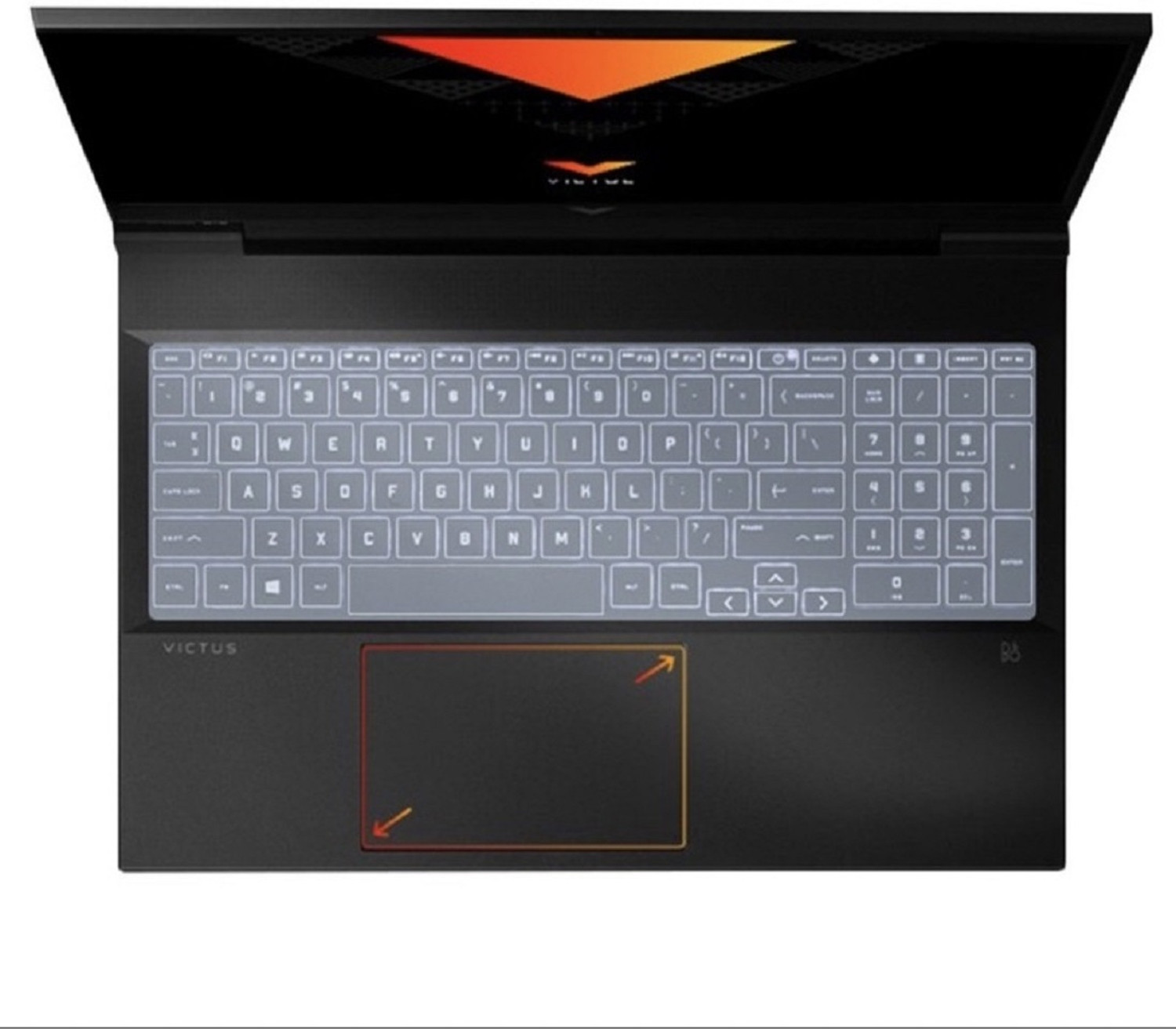 Image of RAYA Keyboard Protector Silicone Skin Cover for Dell Inspiron 3501 & Dell Inspiron 15 5000 / 5584 / 5590 / 5593 / 5598 / 5508 / 5501, 15.6 inch & 17.3 inch Dell Inspiron 15 7000 / 7590 / 7591 Laptops Dell Inspiron series 3501, 2020 & 2019 15.6 inch Dell Inspiron 15 5584 5590 5593 5594 5598 5501 5505 5508 7590 7591, 17.3 inch Dell Inspiron 15 17 7000 7790 7791, Dell Vostro 5590 7590 7500 Laptop Keyboard Protective Skin (US Layout) Keyboard Skin (Black)