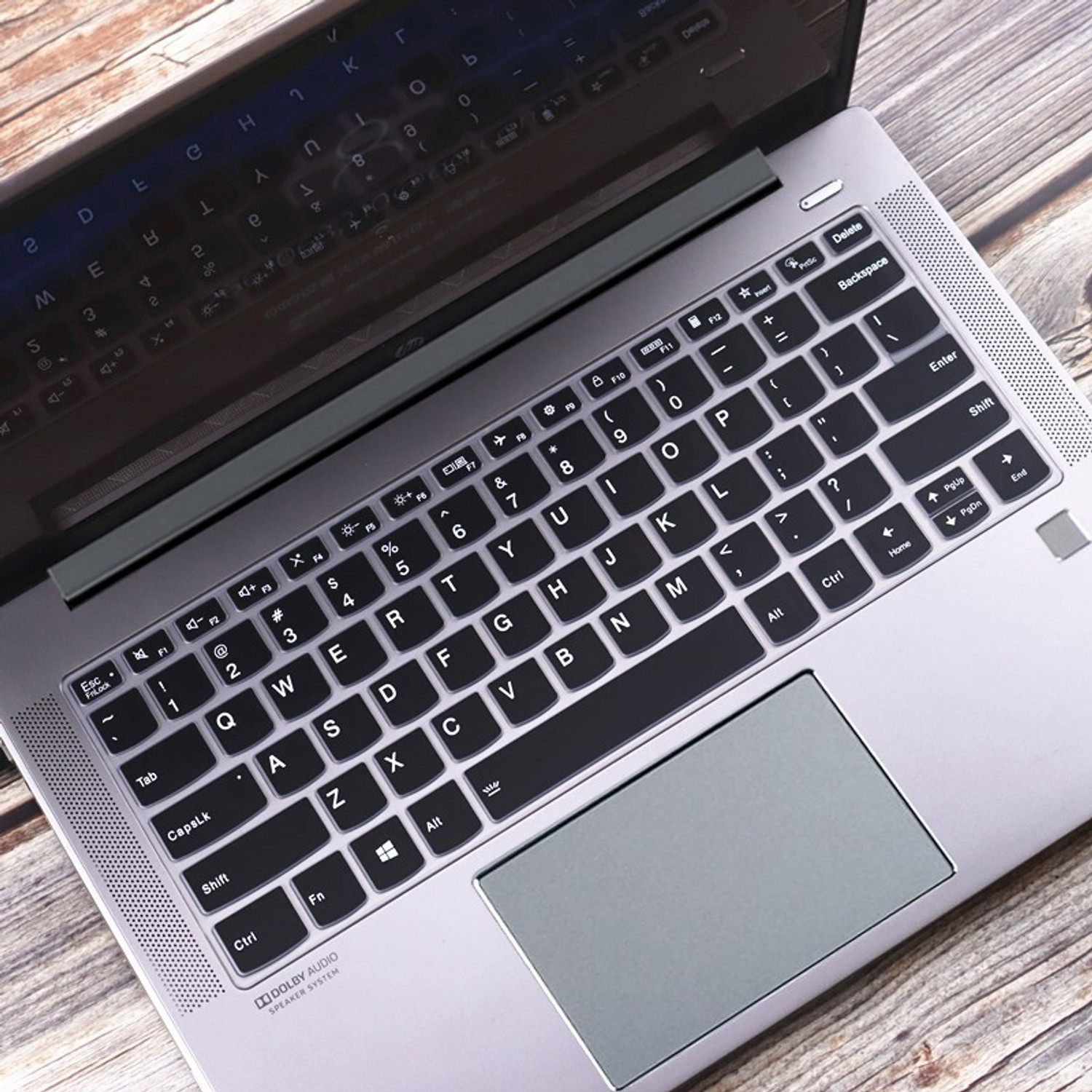 Image of RAYA Keyboard Protector Silicone Skin Cover for Dell Inspiron 3501 & Dell Inspiron 15 5000 / 5584 / 5590 / 5593 / 5598 / 5508 / 5501, 15.6 inch & 17.3 inch Dell Inspiron 15 7000 / 7590 / 7591 Laptops Dell Inspiron series 3501, 2020 & 2019 15.6 inch Dell Inspiron 15 5584 5590 5593 5594 5598 5501 5505 5508 7590 7591, 17.3 inch Dell Inspiron 15 17 7000 7790 7791, Dell Vostro 5590 7590 7500 Laptop Keyboard Protective Skin (US Layout) Keyboard Skin (Black)