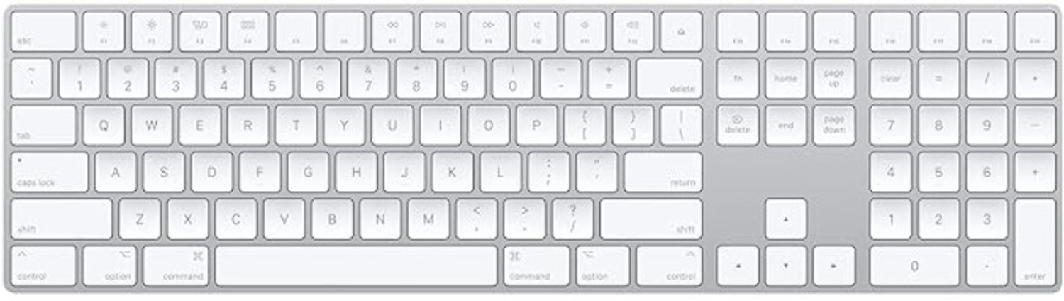Apple Magic Keyboard with Numeric Keypad - US English MXCJ3HN/A Bluetooth, Wireless Laptop Keyboard - Apple : Flipkart.com