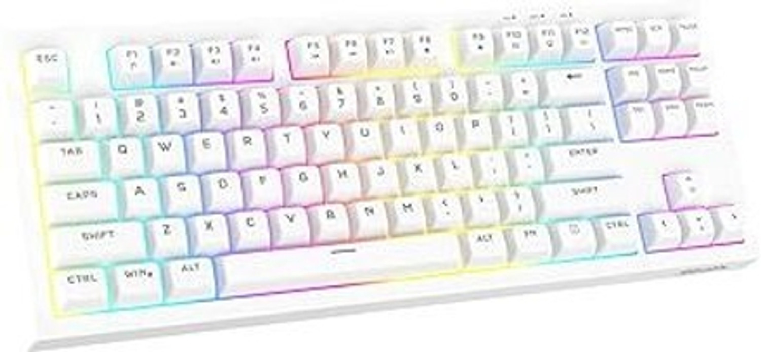 Image of Aula T102 Membrane Gaming Keyboard and Mouse Combo | Wired USB Standard Gaming Keyboard Compatible with Desktop, Laptop, Mac (Black Panel | Black Keycaps)