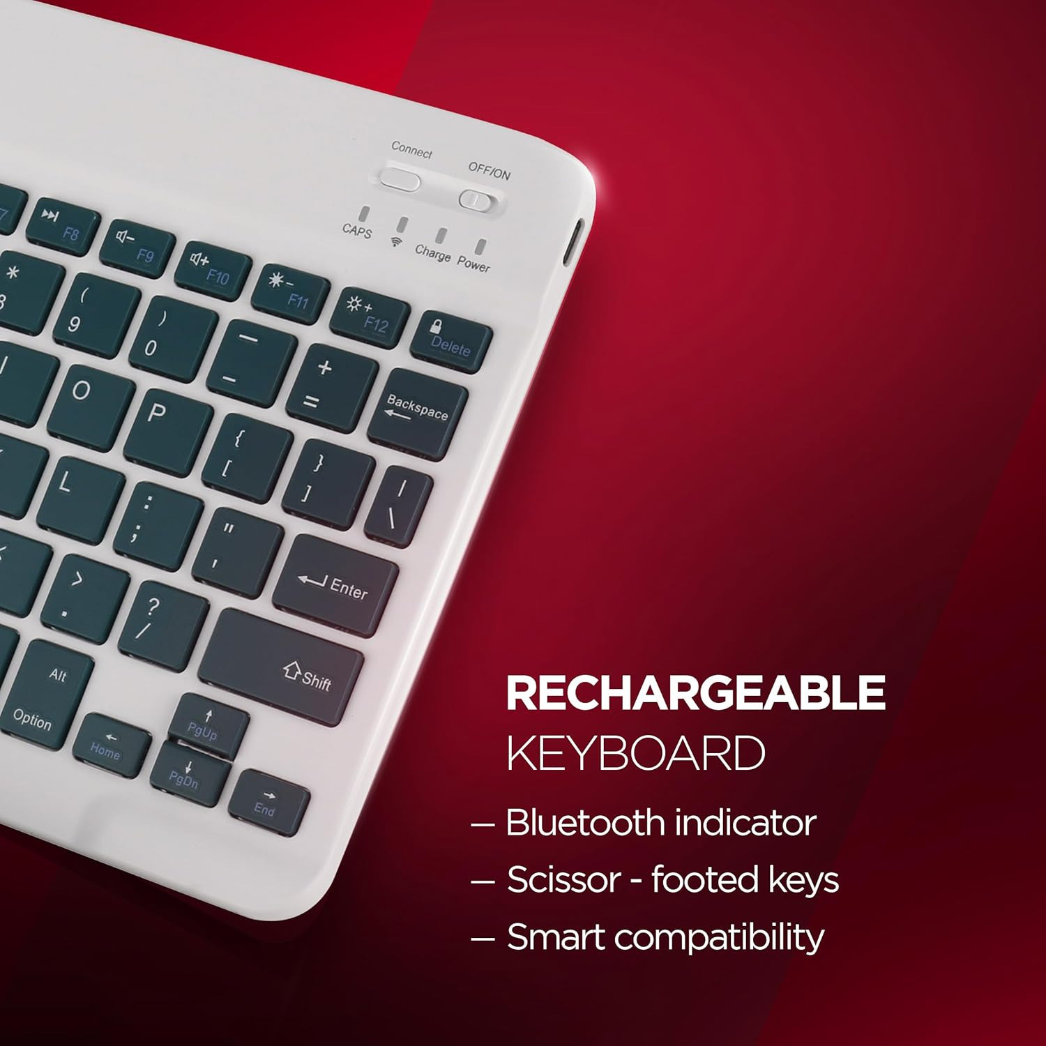 Image of Chaebol Wireless Keyboard and Mouse Combo, Rechargeable Battery, Bluetooth Bluetooth, Wireless Laptop-size Laptop Keyboard Compatible with Tablet, Desktop, iPad, Laptop (Dark Green)