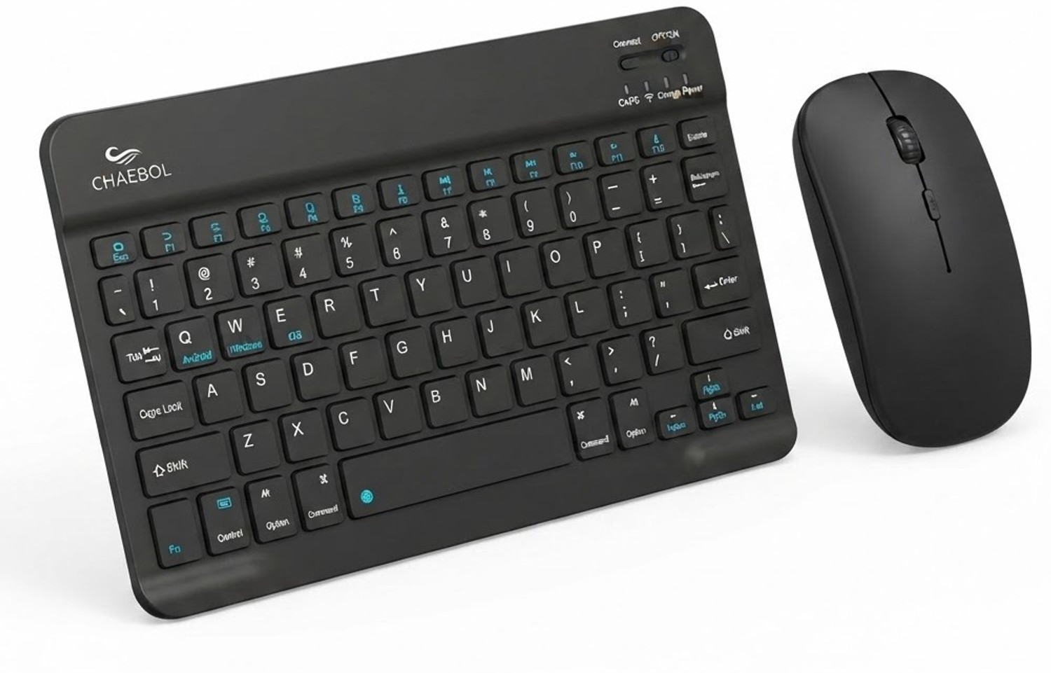 LNG STORE Chaebol Wireless Mouse Keyboard Combo Set (Black) - Image 1