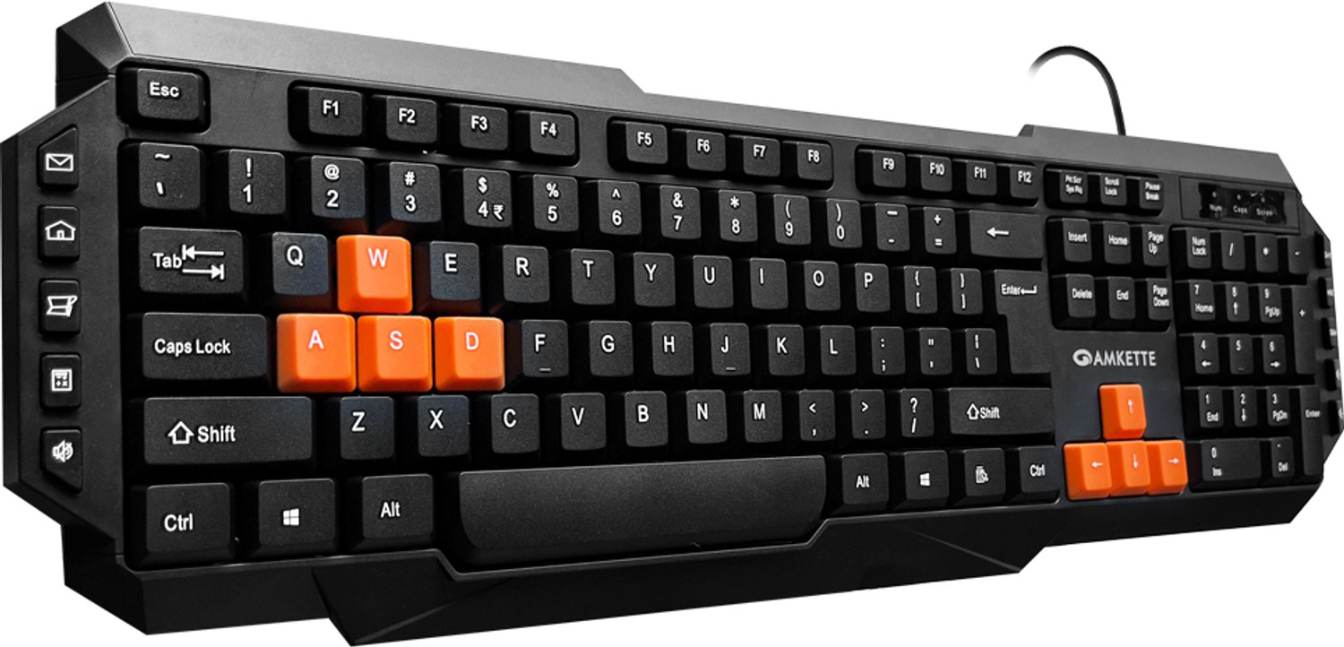 AMKETTE Xcite PRO Wired USB Standard Laptop Keyboard Compatible with Desktop, Laptop, Mac - AMKETTE : Flipkart.com