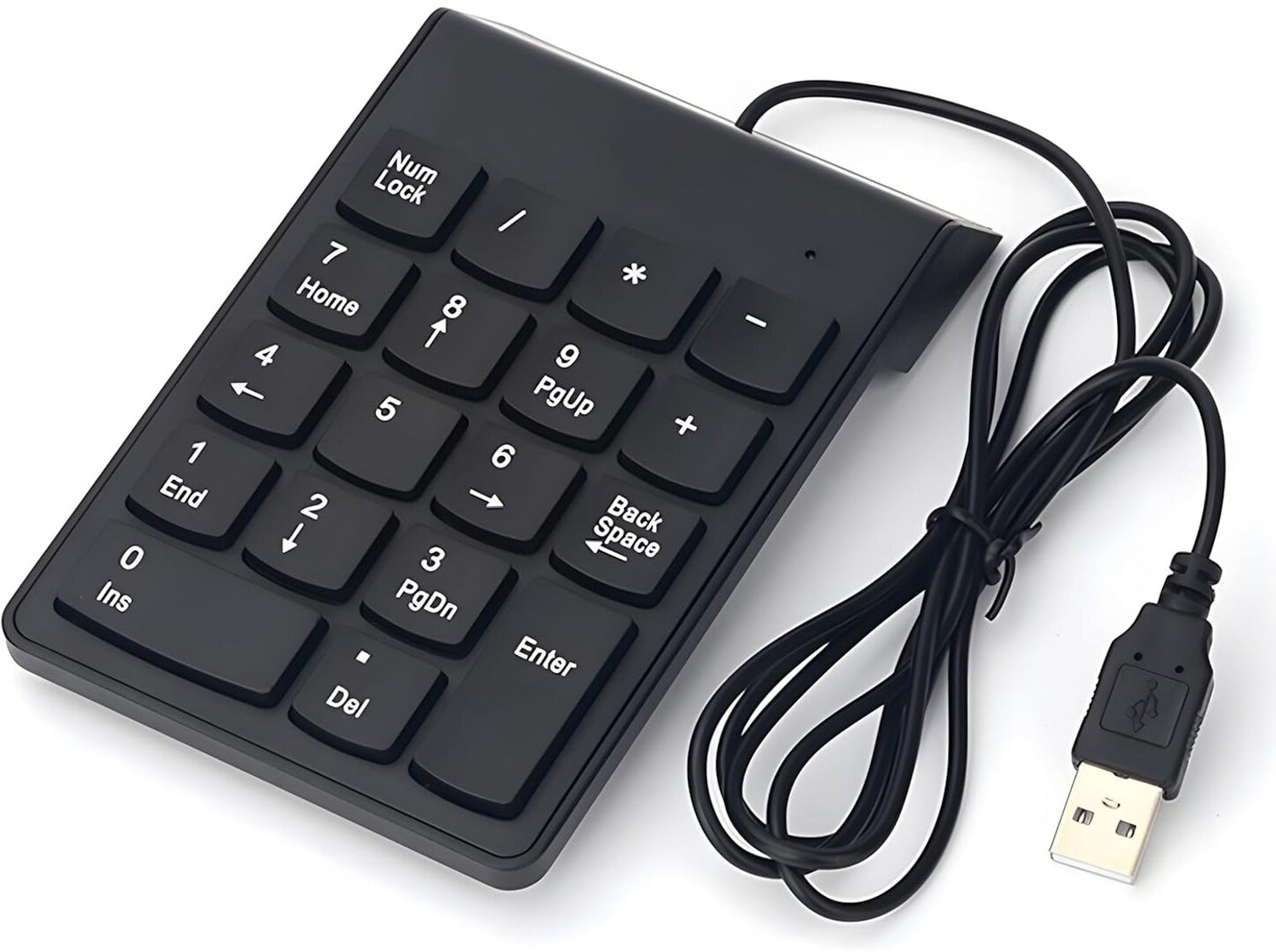Image of FRONY D83 Hard key Mini Home Theater Keyboard: Touchpad Included Smart Connector Handheld Laptop Keyboard Compatible with Desktop, Laptop, Mac (Black)