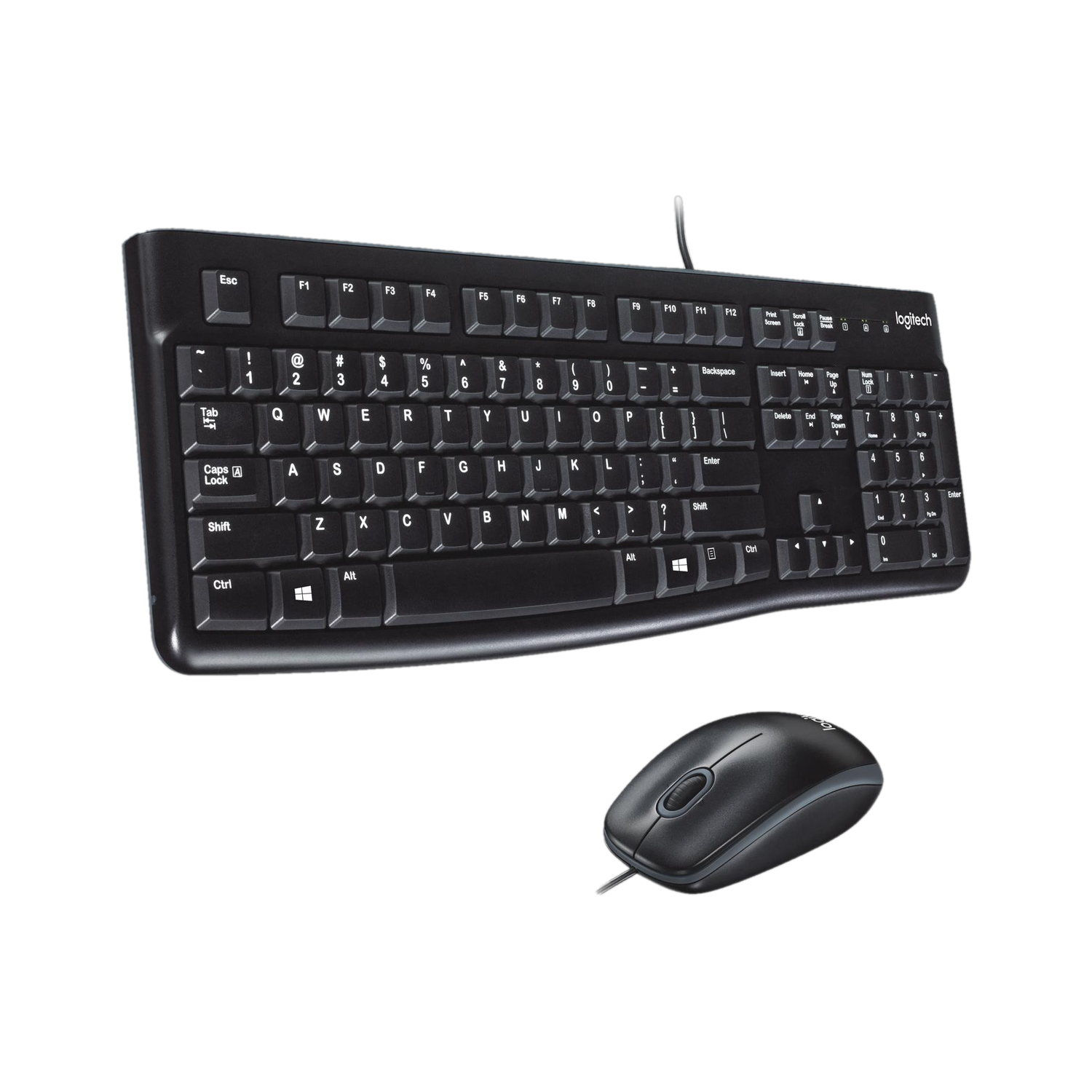 Logitech MK120 USB 2.0 Keyboard and Mouse Combo Black - Image 6