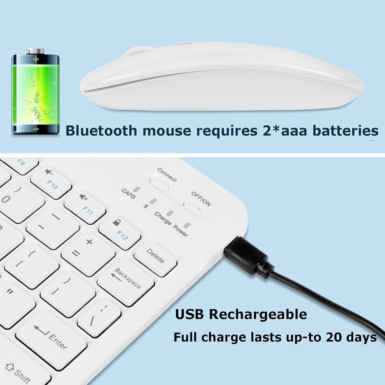 Image of Youthvilla M-01 Bluetooth Laptop-size Laptop Keyboard Compatible with Desktop, iPad, Laptop, Tablet, Mac (Multicolors)