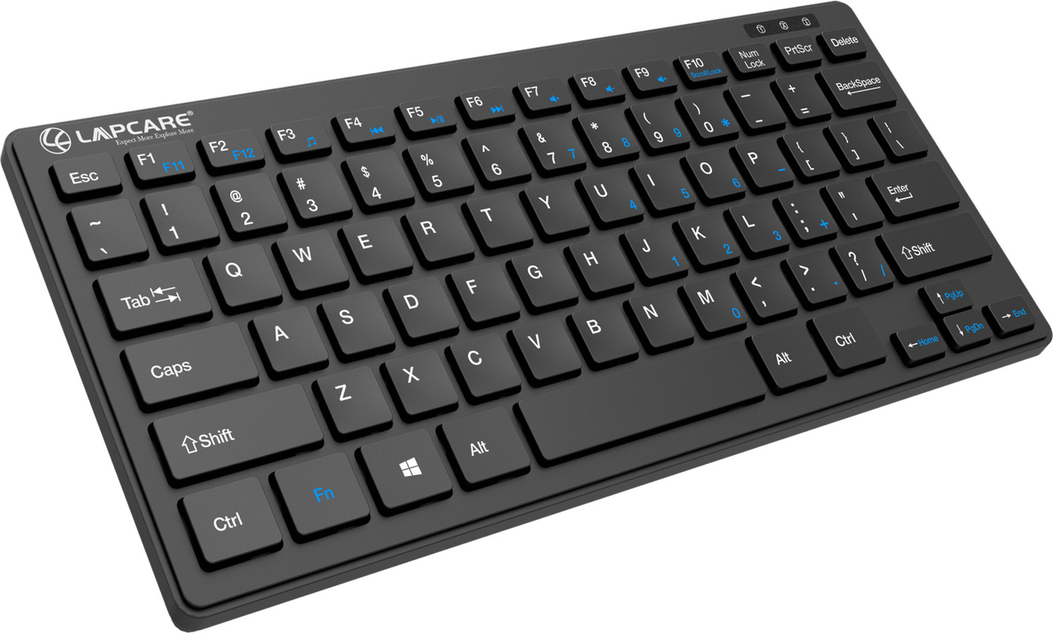 LAPCARE D-Lite + BLK Wireless Laptop Keyboard - Image 1