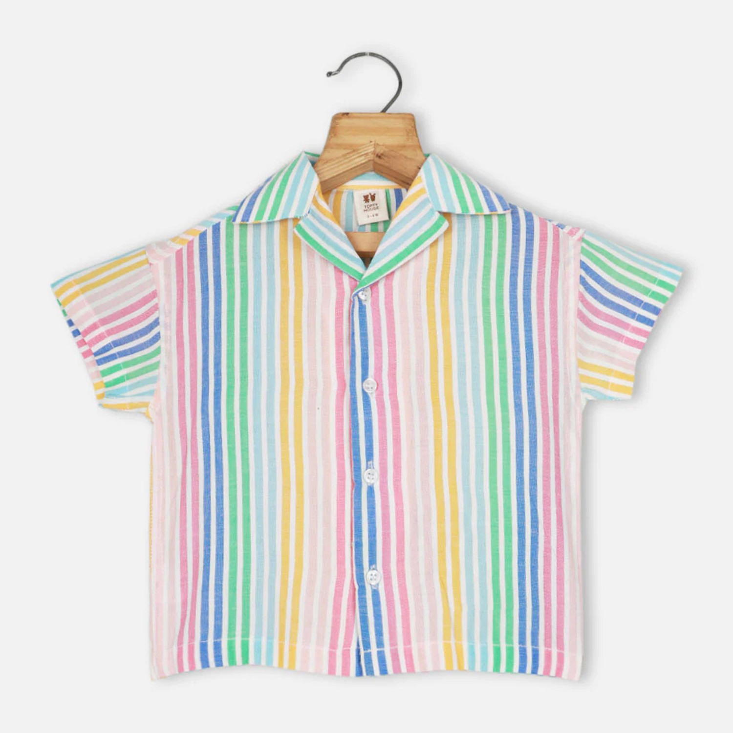Image of Tiny Brezy Baby Boys & Baby Girls Party(Festive) Shirt Shorts (RIMZIM MULTY)