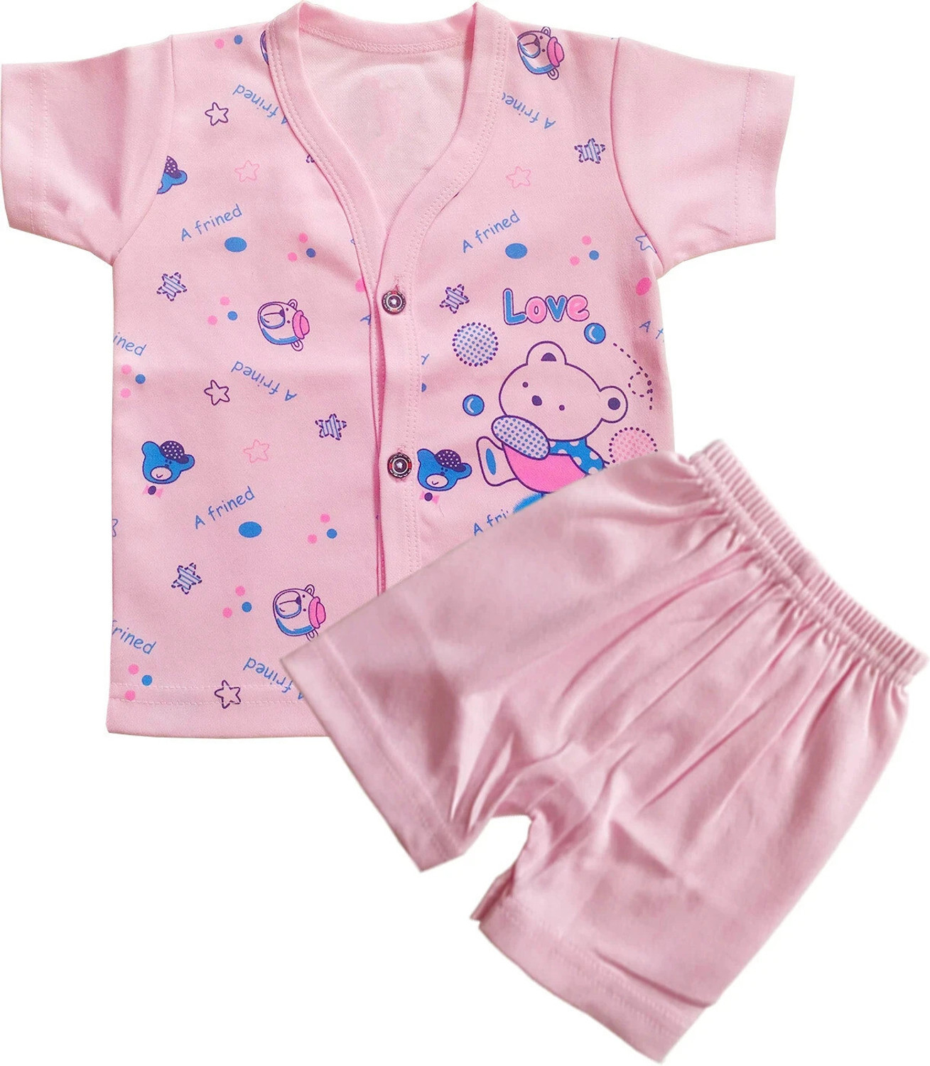 Image of KiddieKisses Baby Boys Casual T-shirt Shorts (MultiColour-2114)