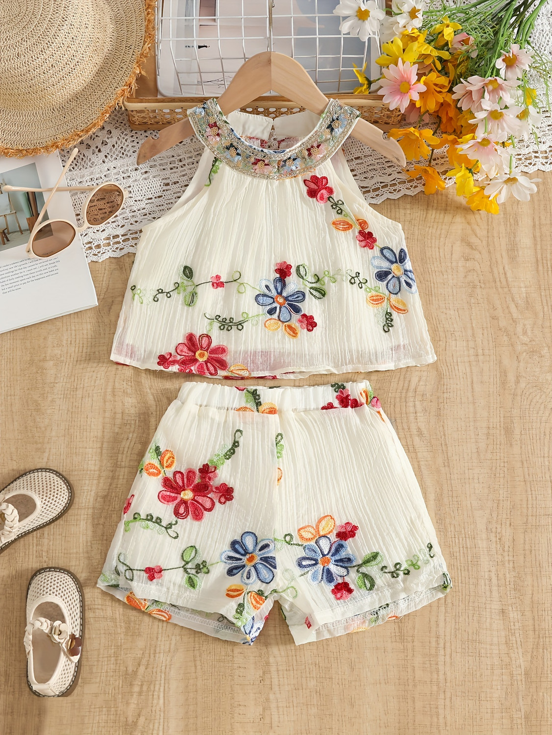 Image of SHIFAANDRIMIS Girls Party(Festive) Jeans Top (RANI)