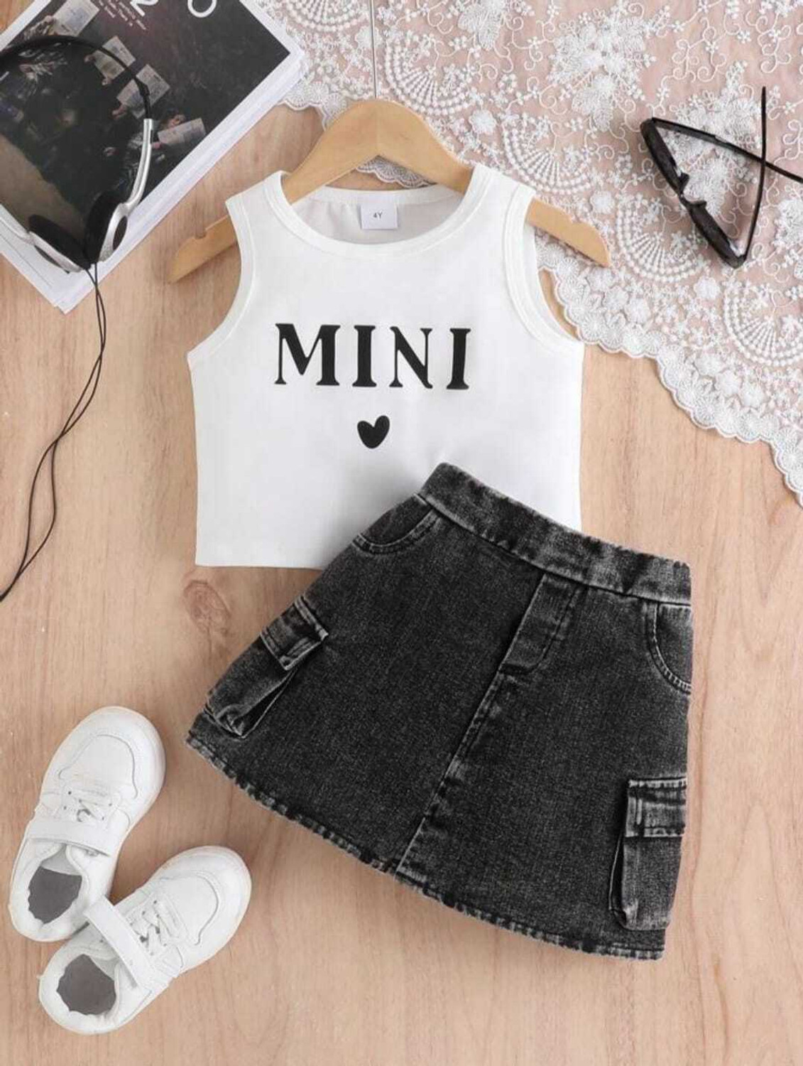 Image of RAHAMANSKSAFIUR Baby Girls Party(Festive) Top Jeans (WINE)