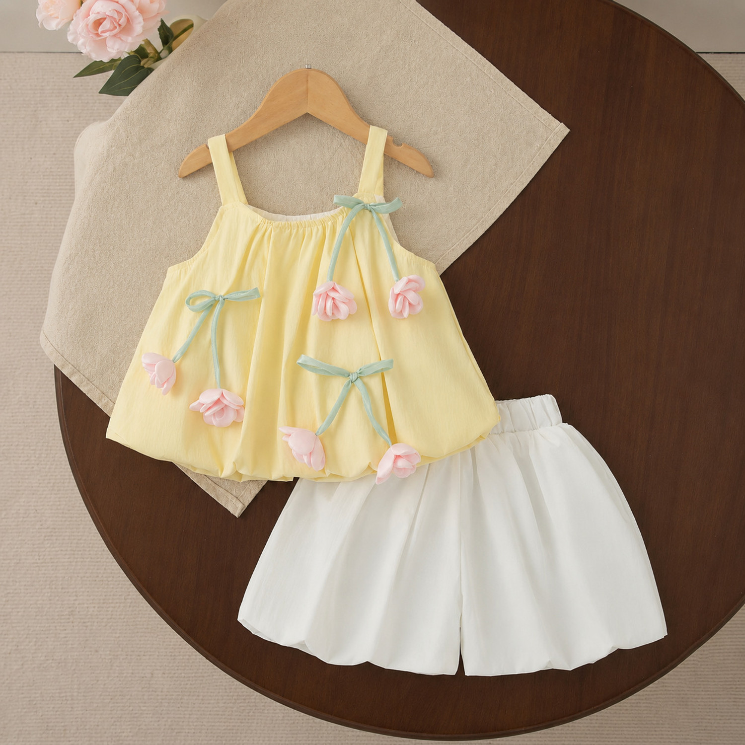Image of RAHAMANSKSAFIUR Baby Girls Party(Festive) Top Jeans (WINE)