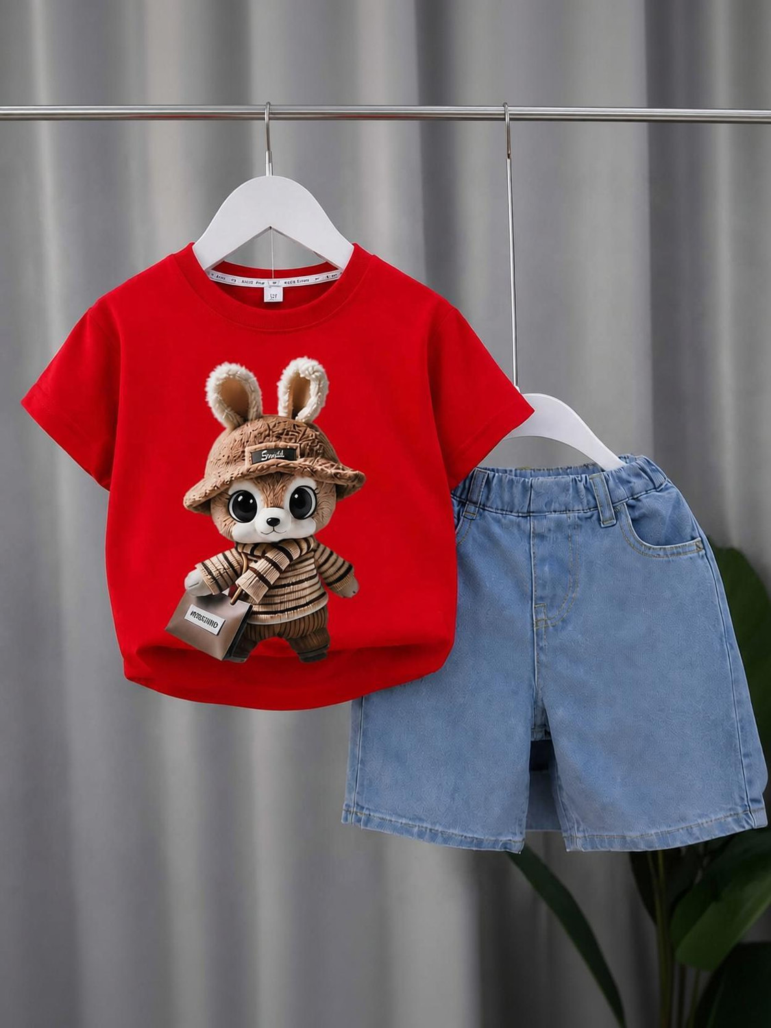 RFR Fashion Baby Boys & Girls Casual T-shirt Shorts - Image 1