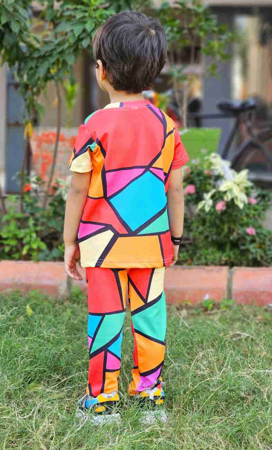 Image of Astylor Baby Boys & Baby Girls Casual T-shirt Trouser (Multicolor)
