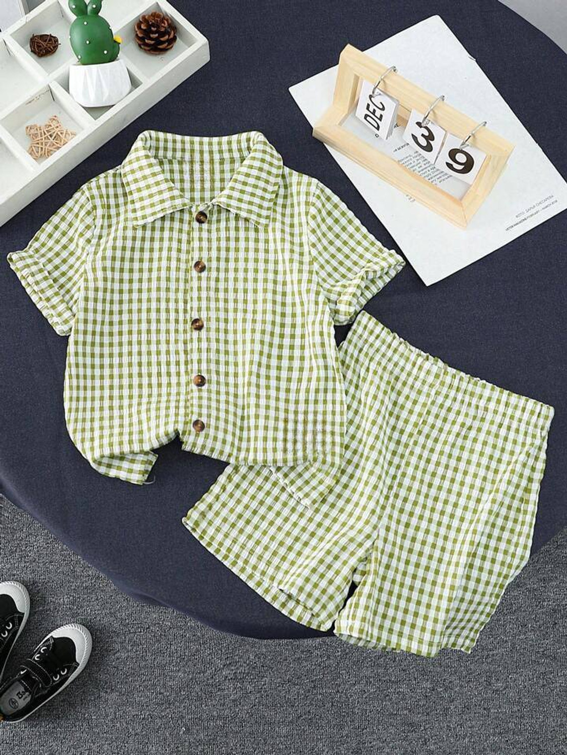 Image of Tiny Brezy Baby Boys & Baby Girls Party(Festive) Shirt Shorts (RIMZIM MULTY)