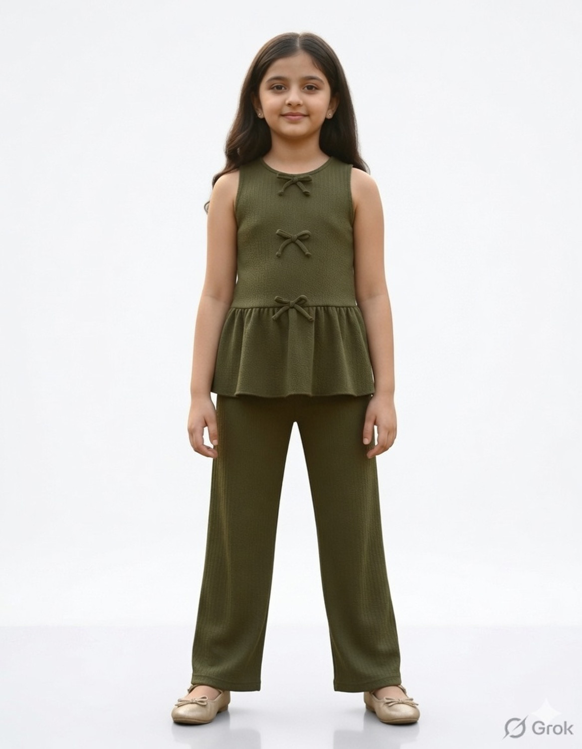 Image of Anadiya Fashion Girls Party(Festive) Pant Top (Auqa Blue)