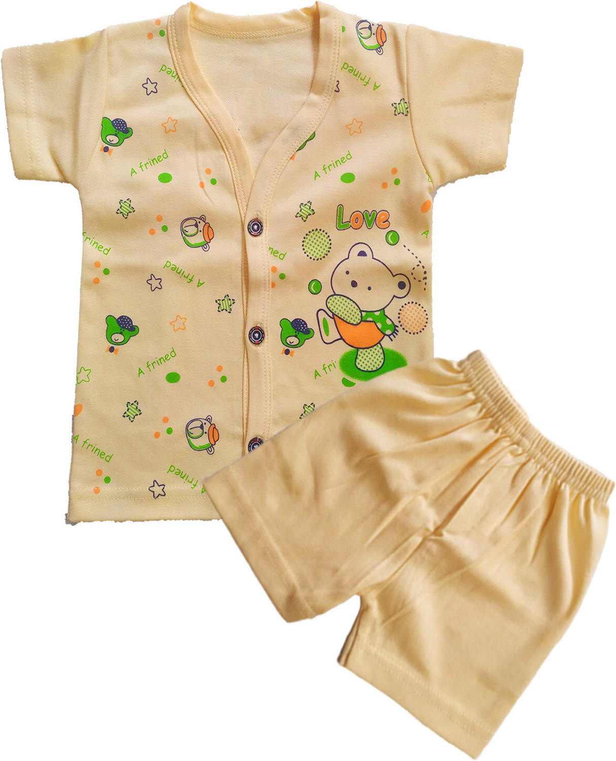 Image of KiddieKisses Baby Boys Casual T-shirt Shorts (MultiColour-2114)