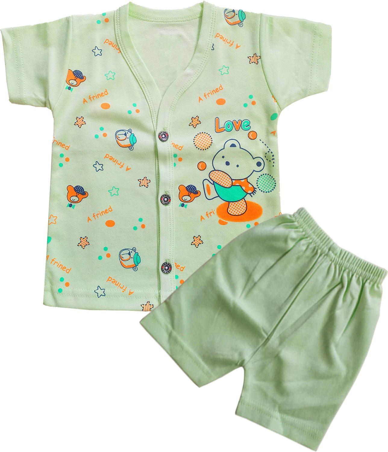 Image of KiddieKisses Baby Boys Casual T-shirt Shorts (MultiColour-2114)