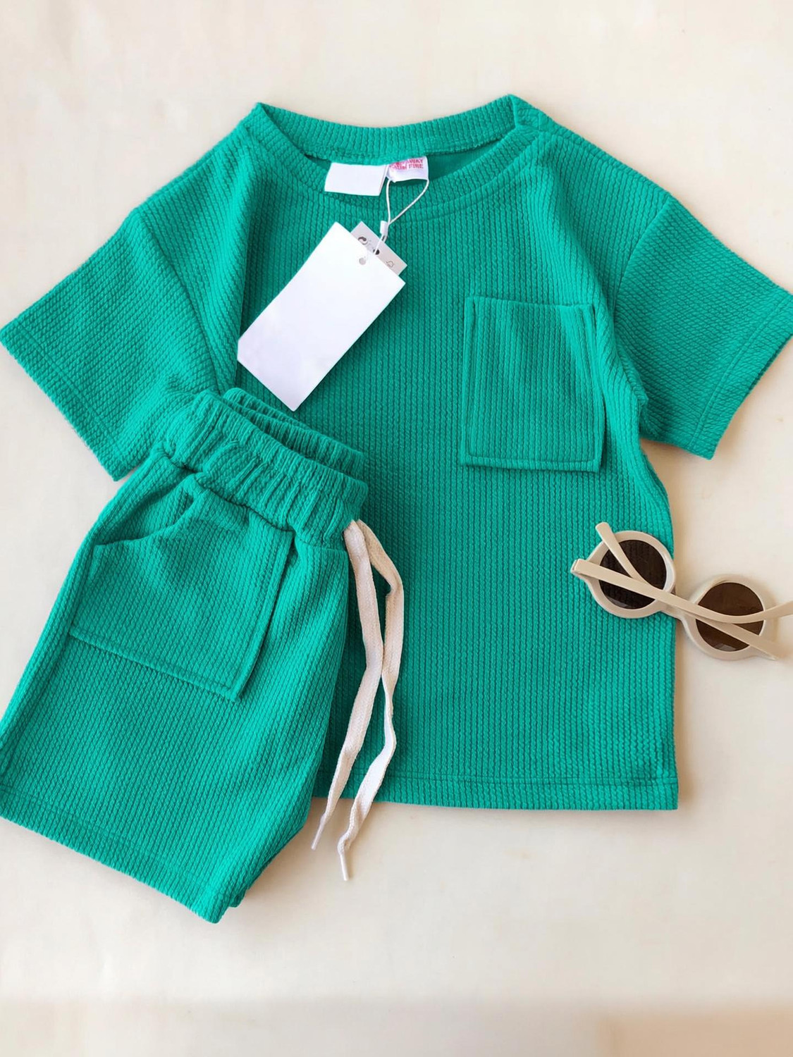 Image of Tiny Brezy Baby Boys & Baby Girls Party(Festive) Shirt Shorts (RIMZIM MULTY)