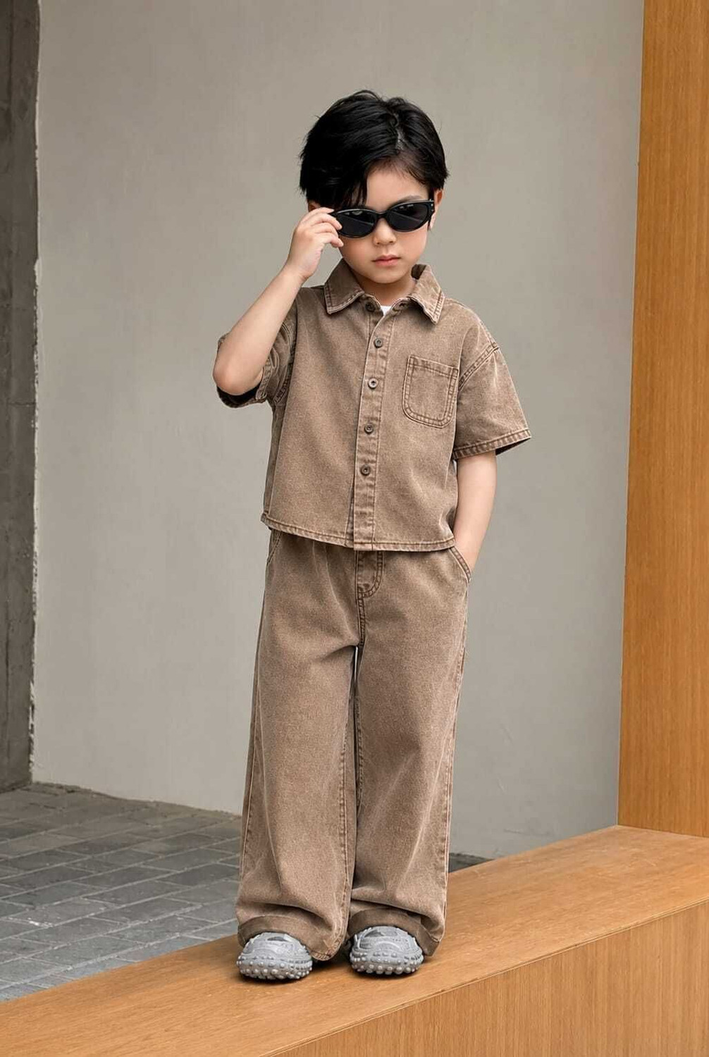 Hy fashion Boys Casual Shirt Pant - Image 1