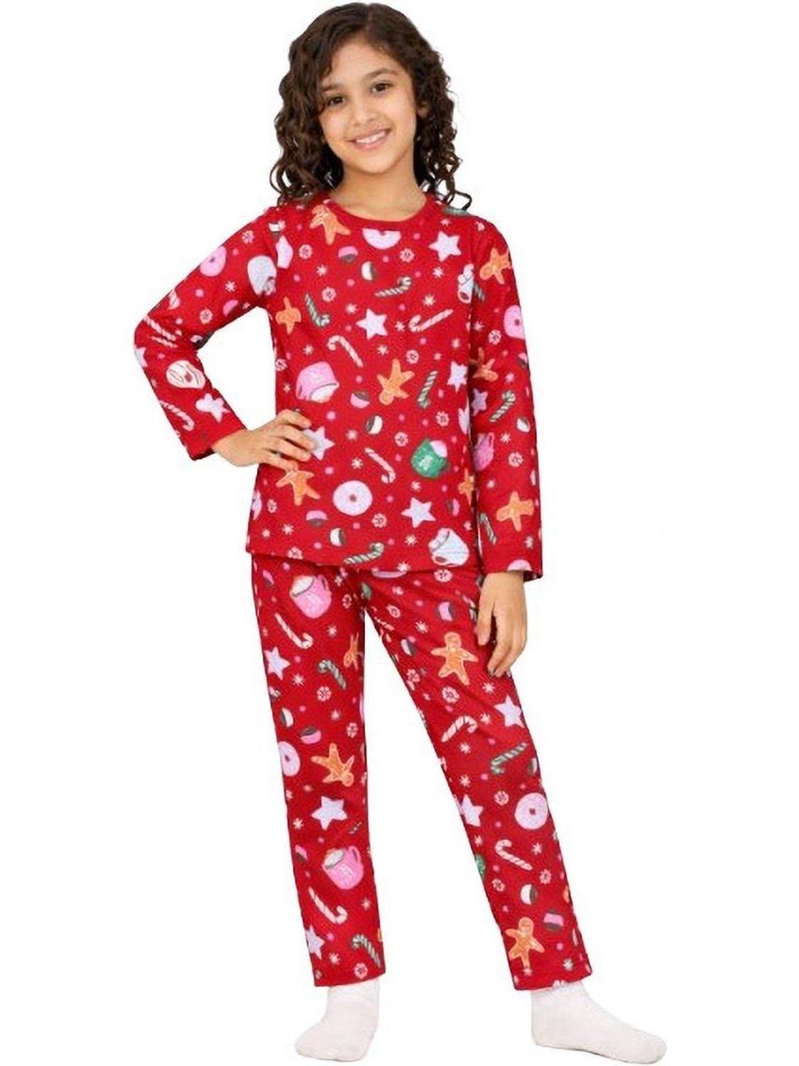 Image of Vasudha Fashion Hub Girls Casual Top Pant (BLACK)