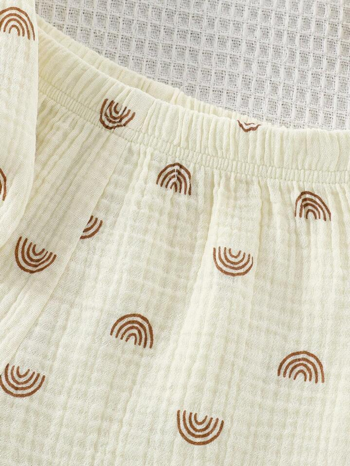 Image of The Fashion Prime Boys Party(Festive) Shirt Shorts (Cream 1)