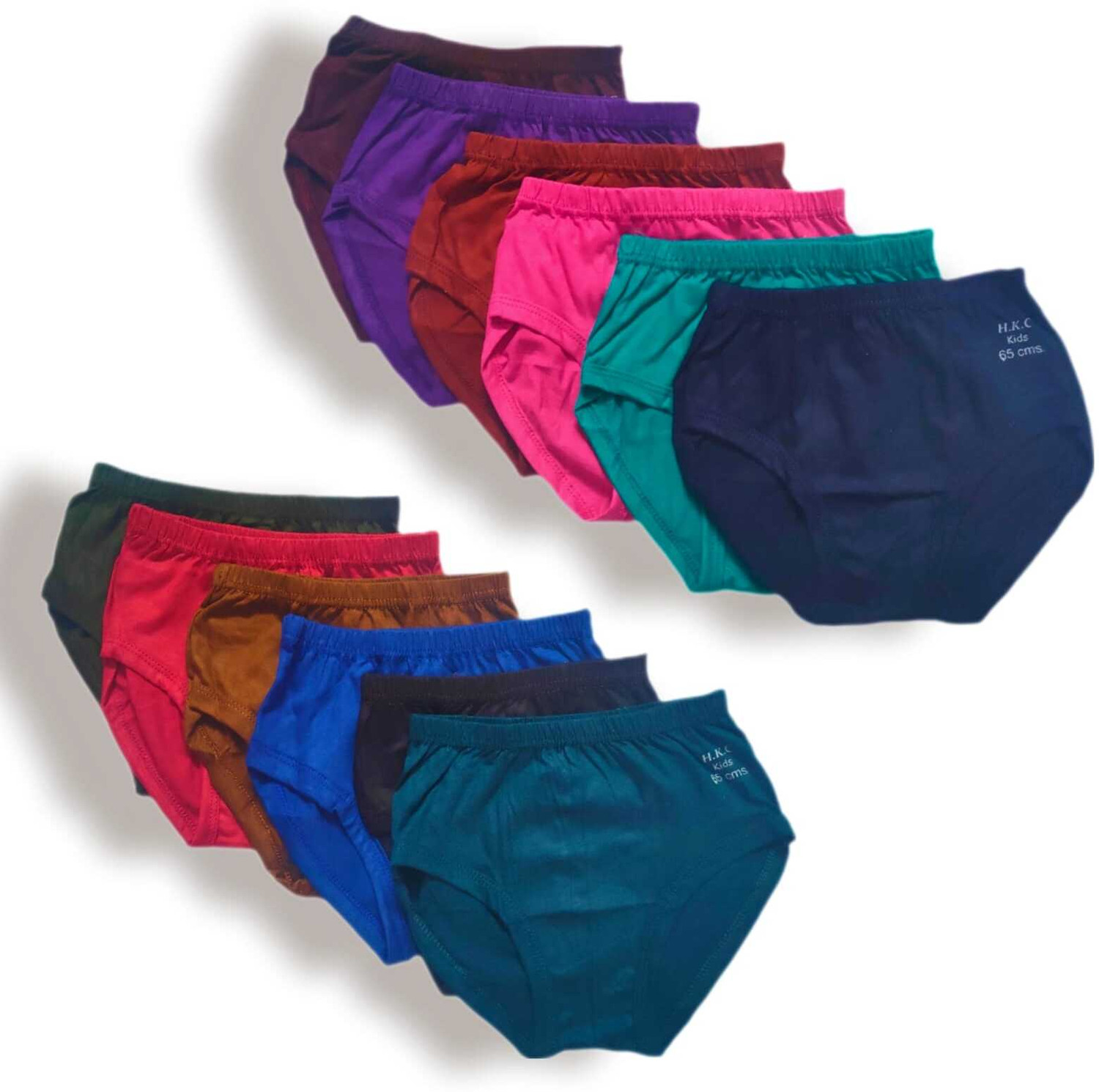 Image of Kids Basket Brief For Boys (Multicolor Pack of 8)